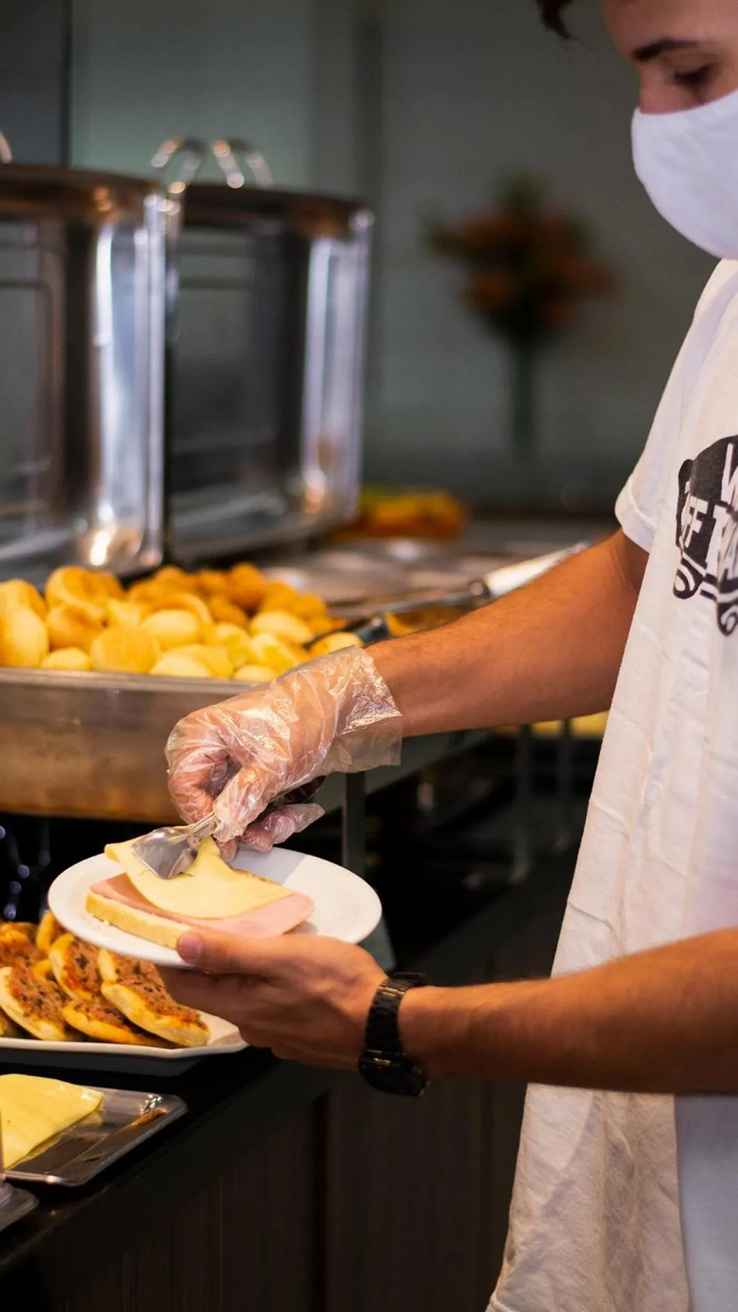 Breakfast in Golden Plaza Hotel