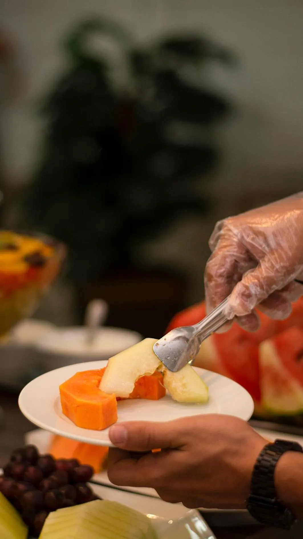 Breakfast in Golden Plaza Hotel