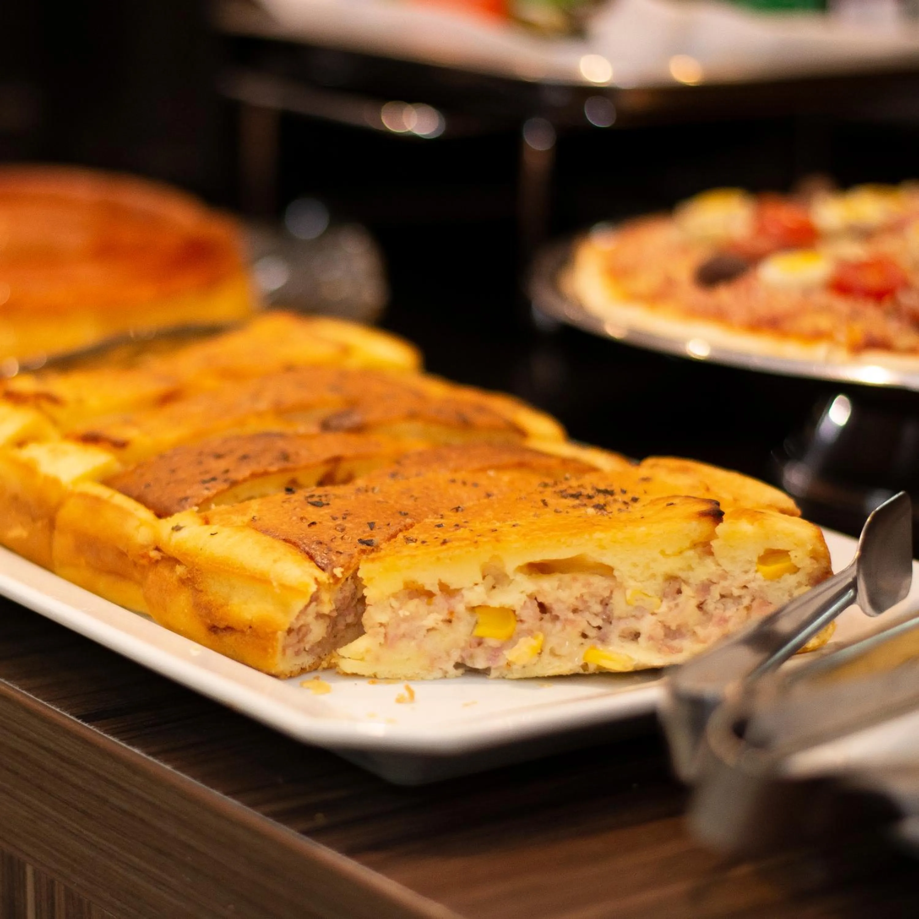 Breakfast in Golden Plaza Hotel