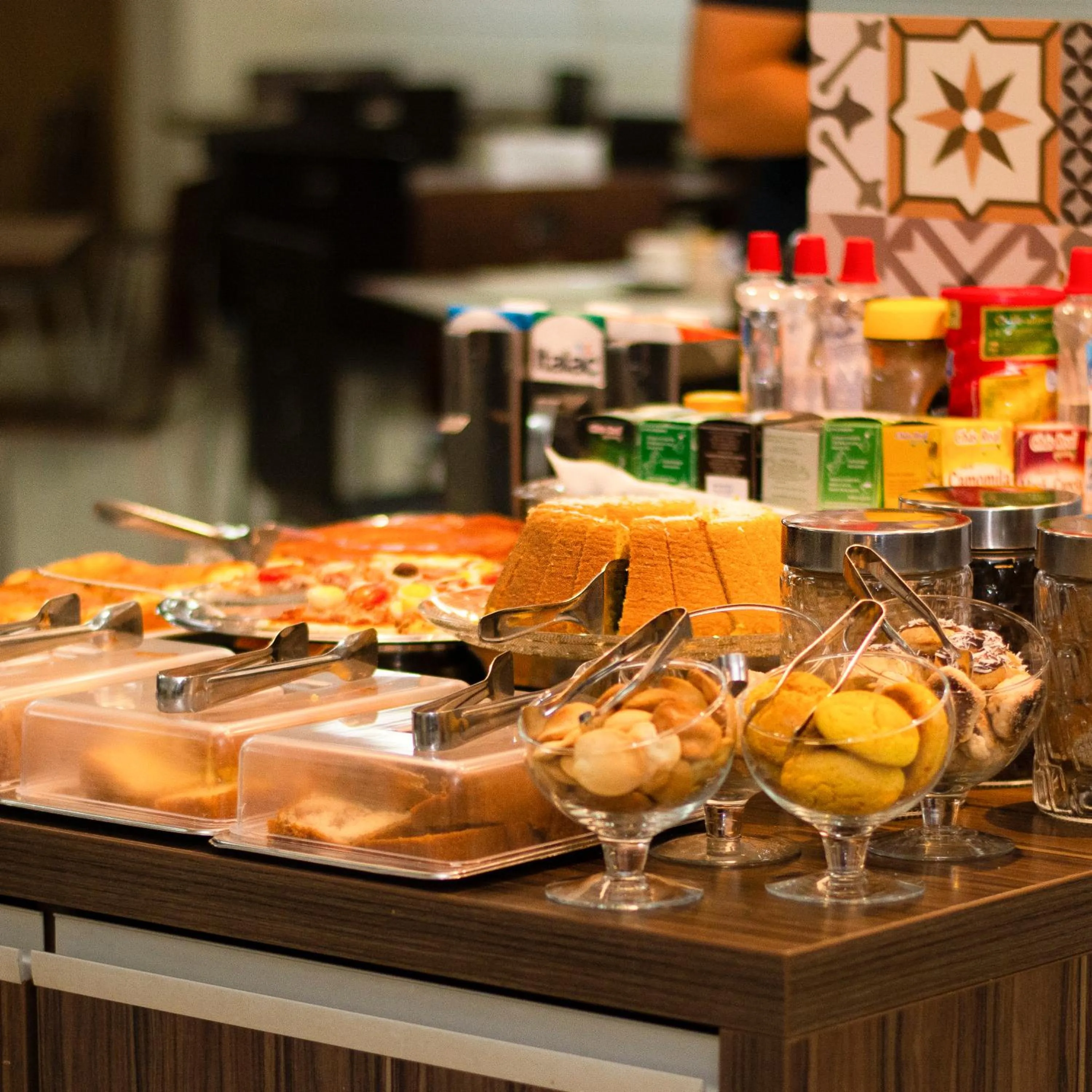 Breakfast in Golden Plaza Hotel