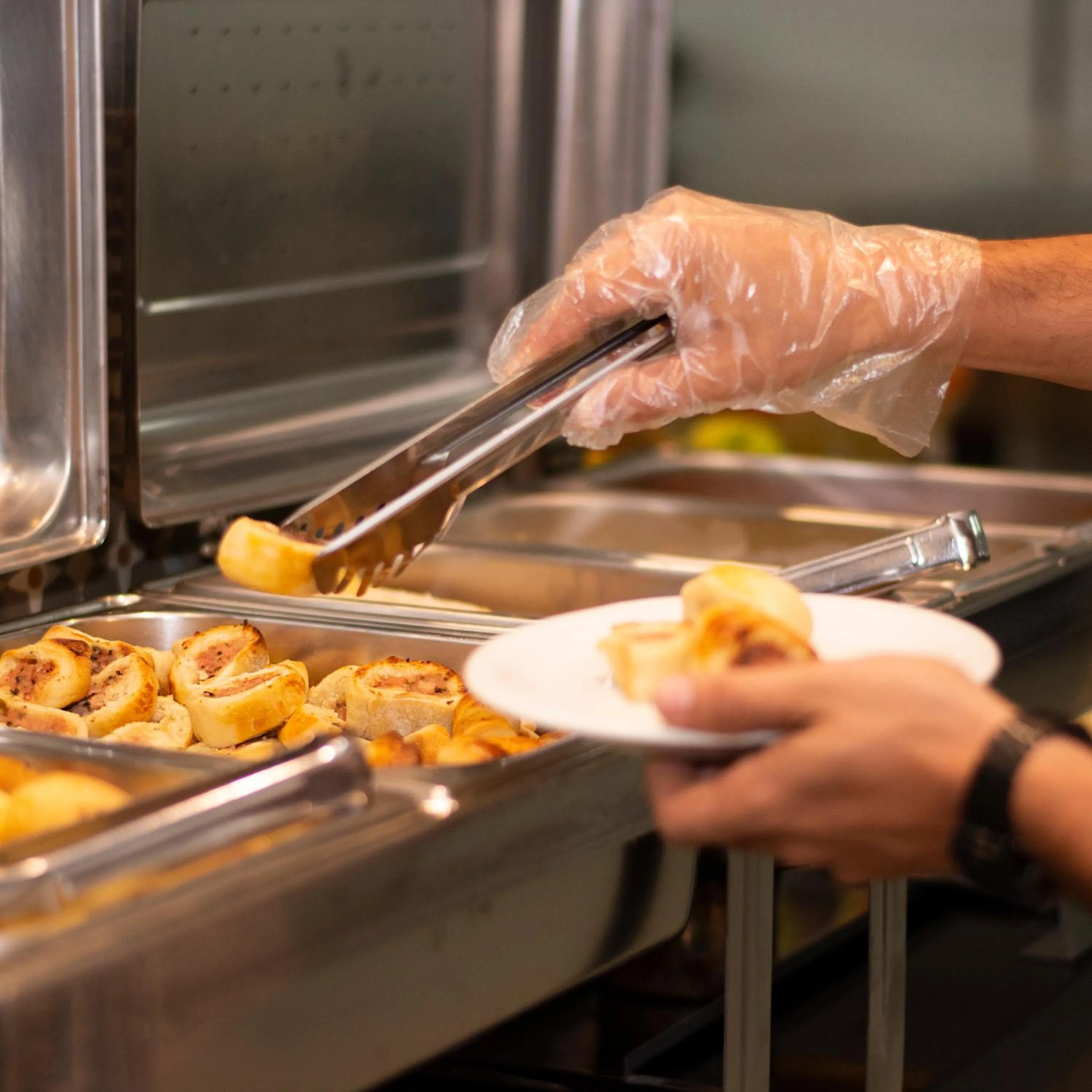 Breakfast in Golden Plaza Hotel