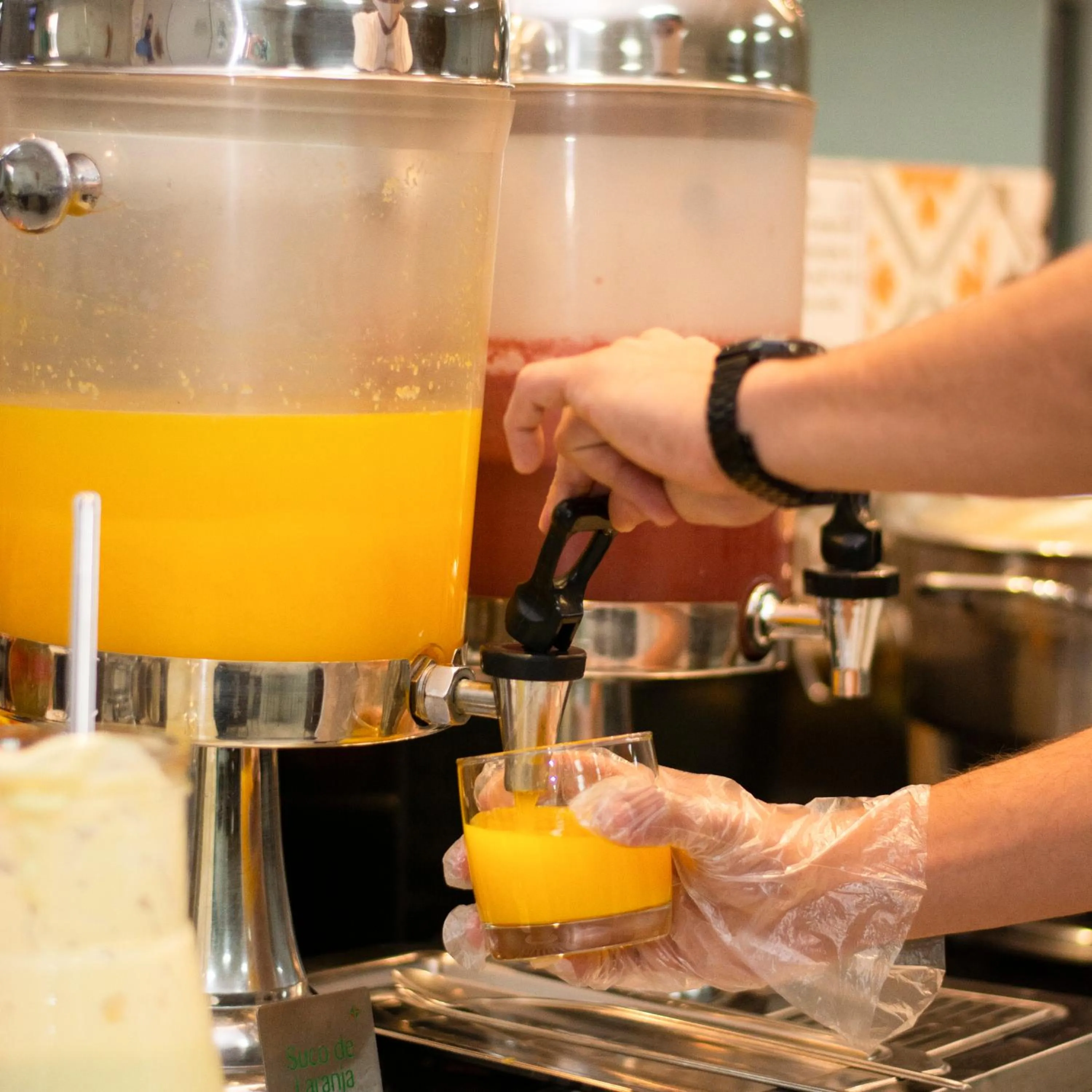 Breakfast in Golden Plaza Hotel