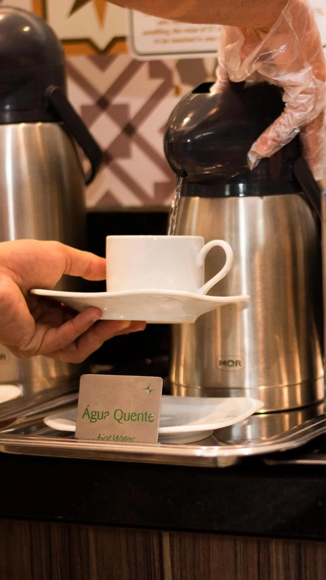 Breakfast in Golden Plaza Hotel