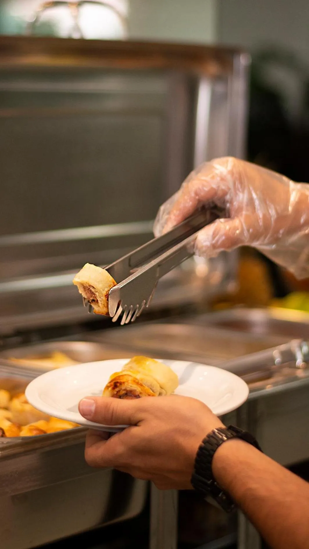 Breakfast in Golden Plaza Hotel