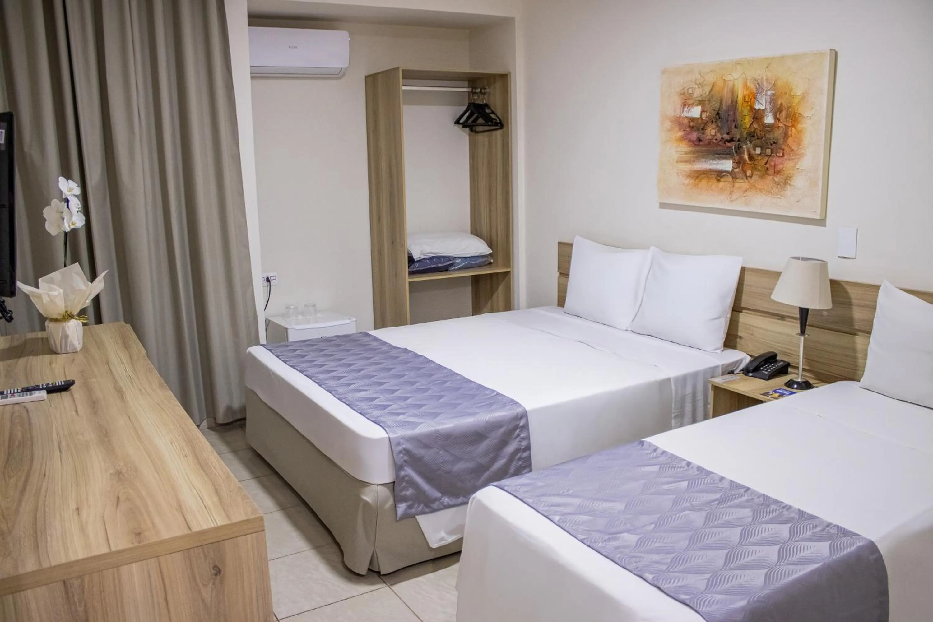 Bedroom, Bed in Hotel Dan Inn São José do Rio Preto by Nacional Inn