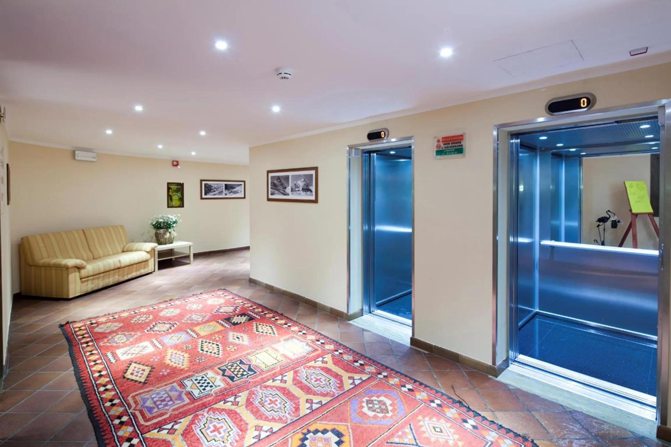 Lobby or reception in Hotel Portavescovo