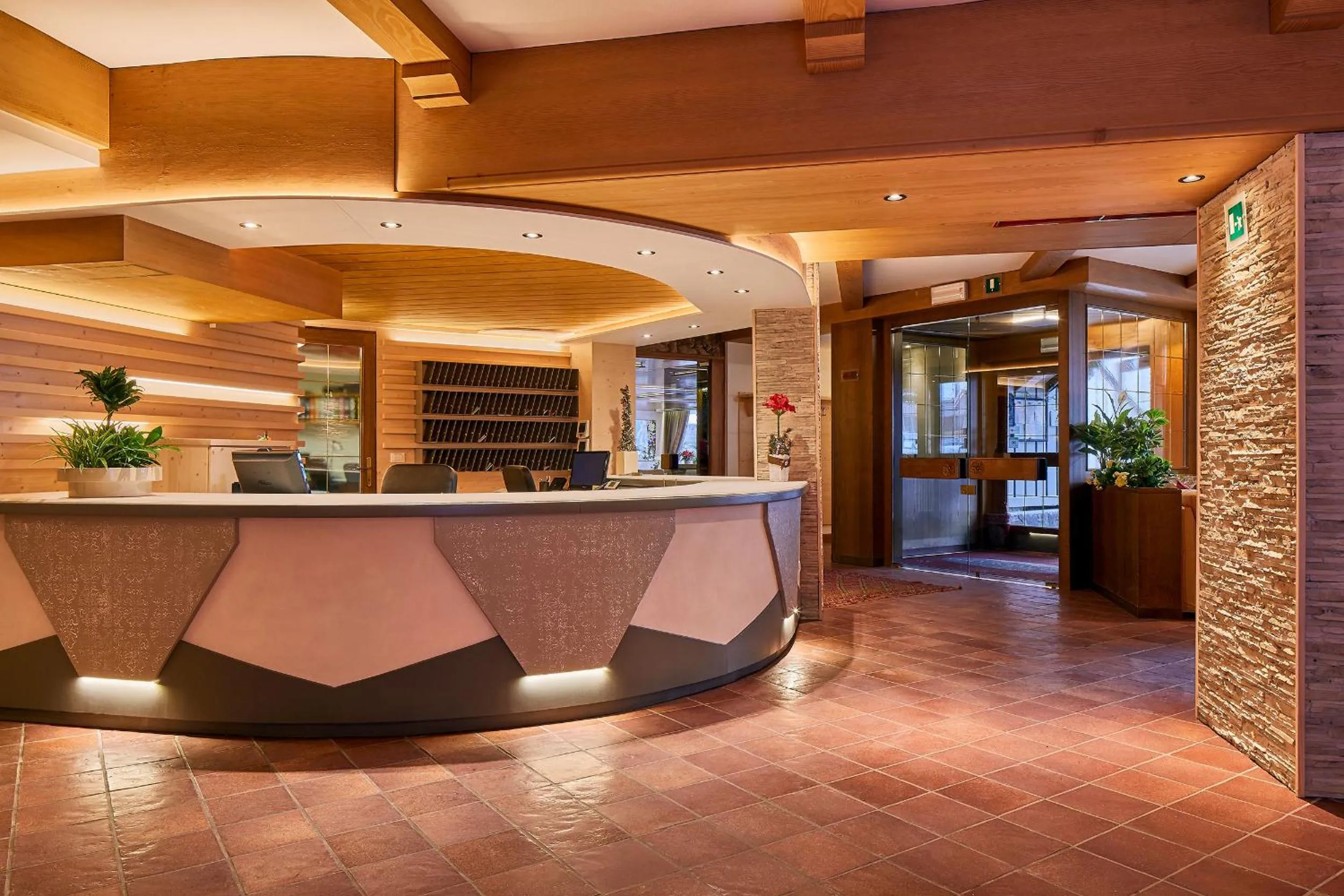 Lobby or reception in Hotel Portavescovo