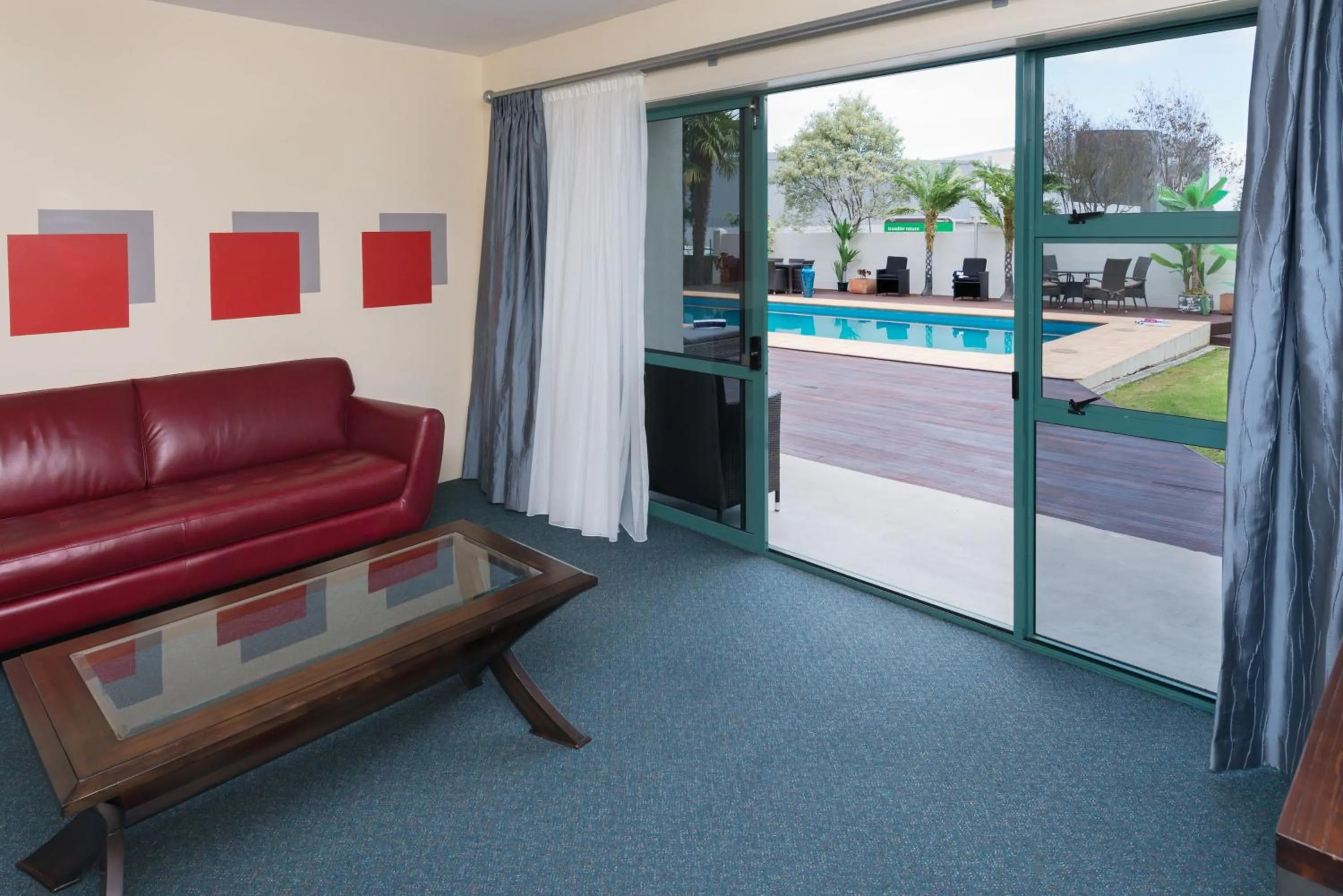 Patio in Te Tiriti Motel