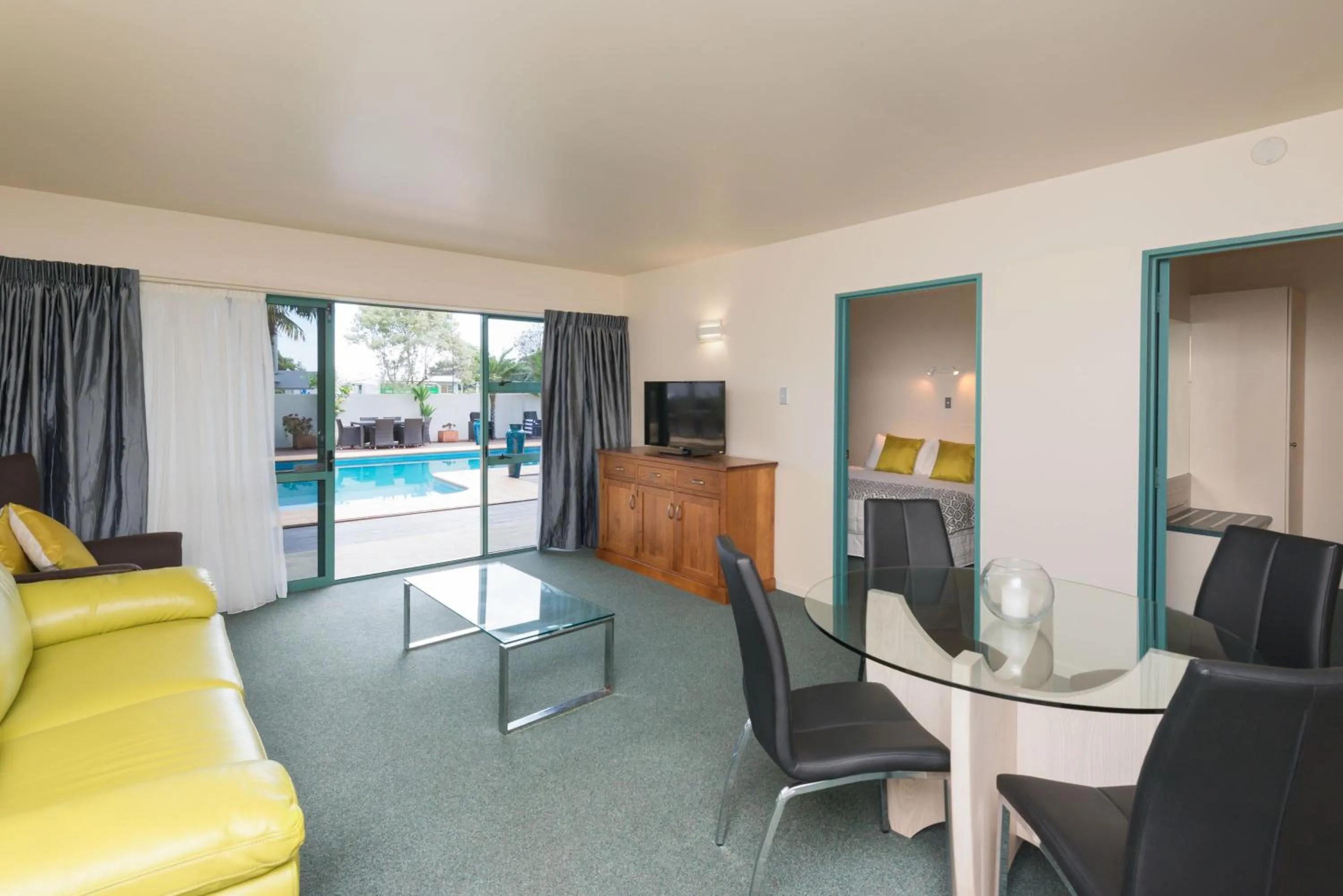 Patio in Te Tiriti Motel