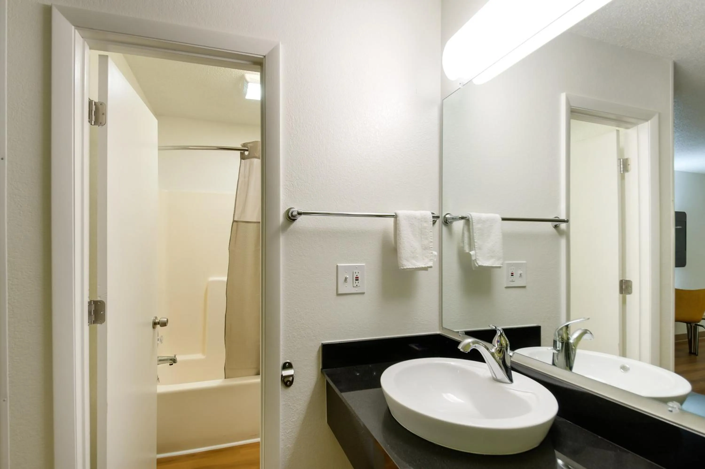 Bathroom in Motel 6-Charles Town, WV