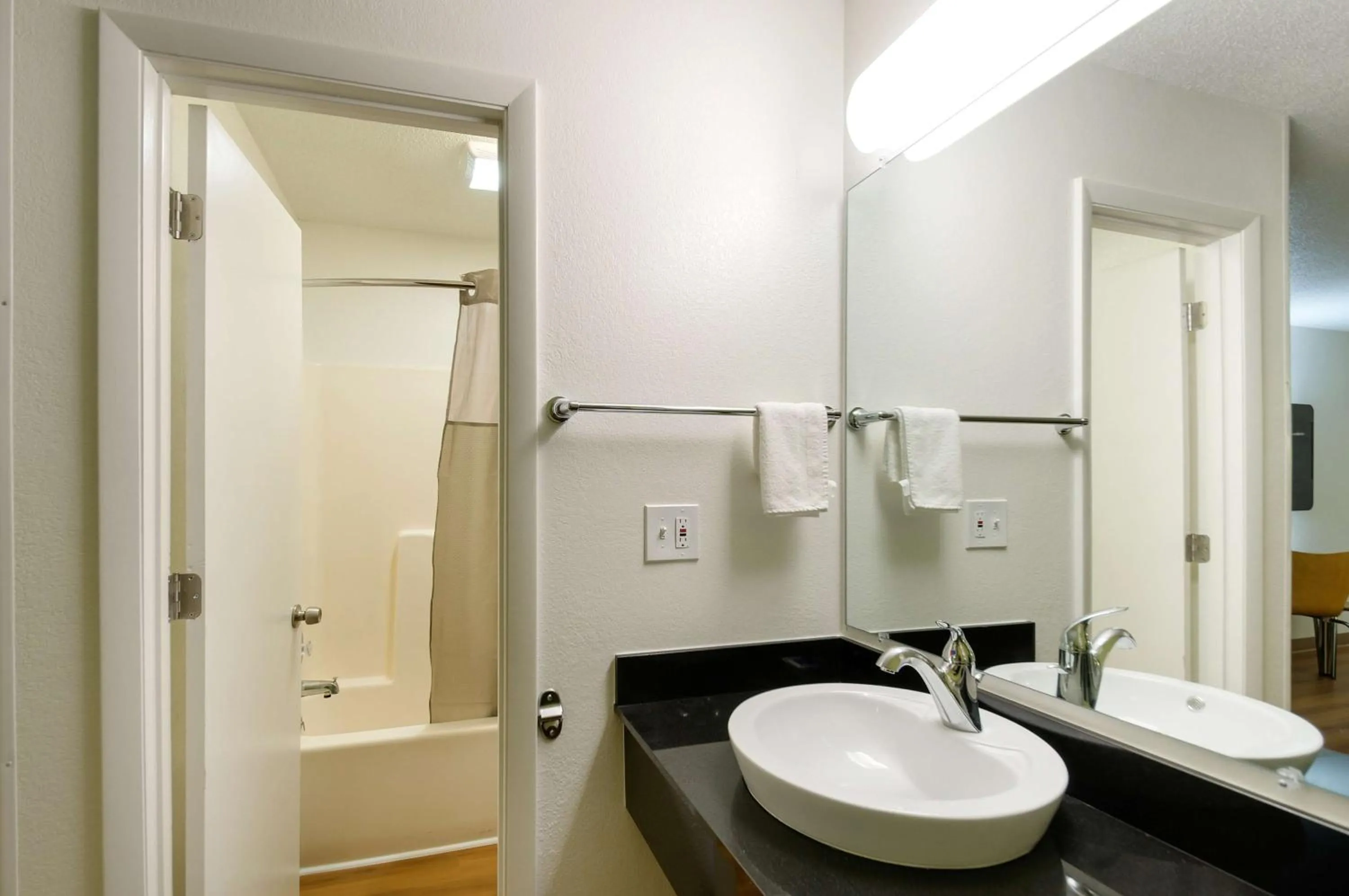 Bathroom in Motel 6-Charles Town, WV