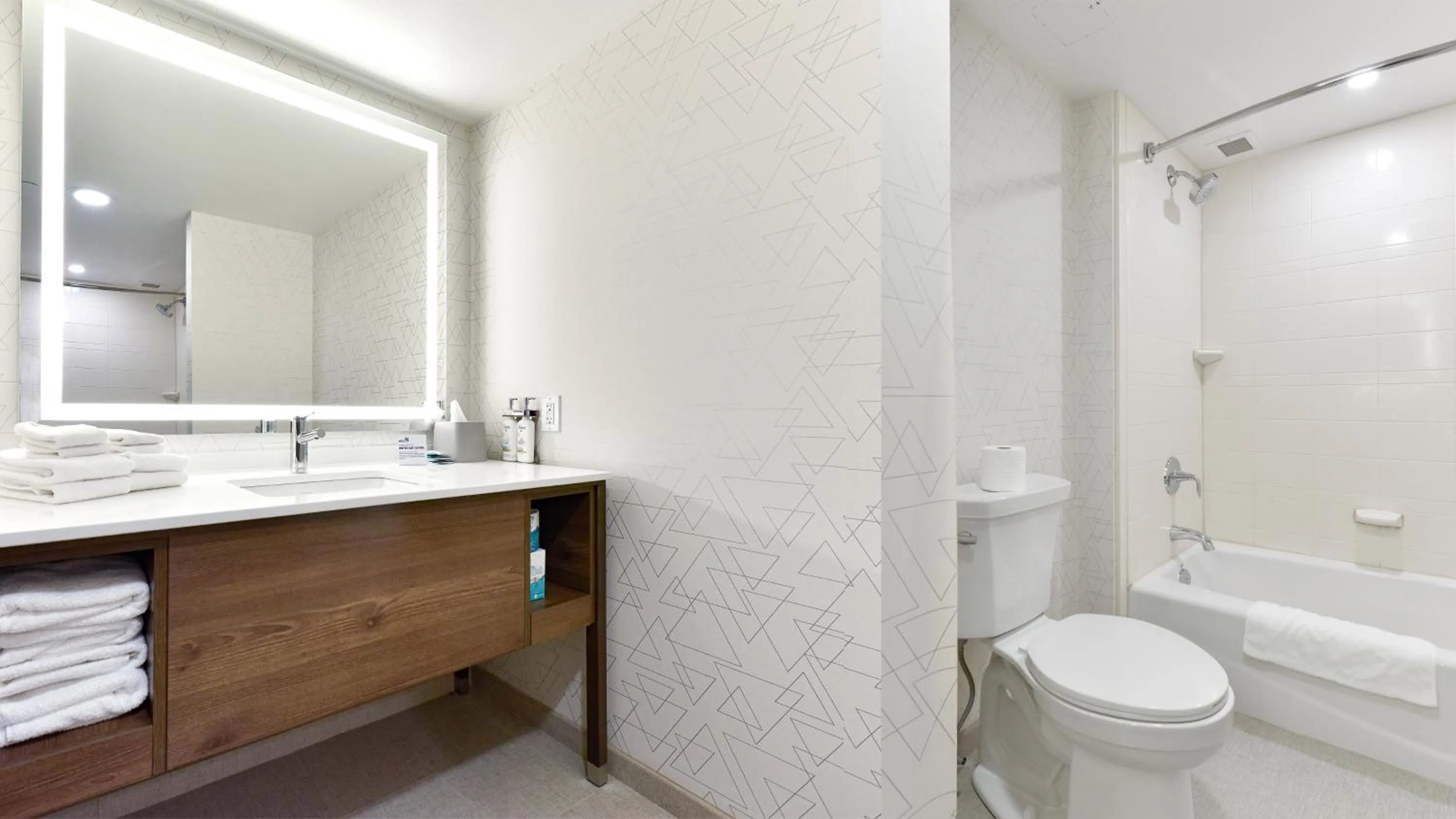 Bathroom in Holiday Inn Express Hotel & Suites Waterloo - St. Jacobs Area, an IHG Hotel