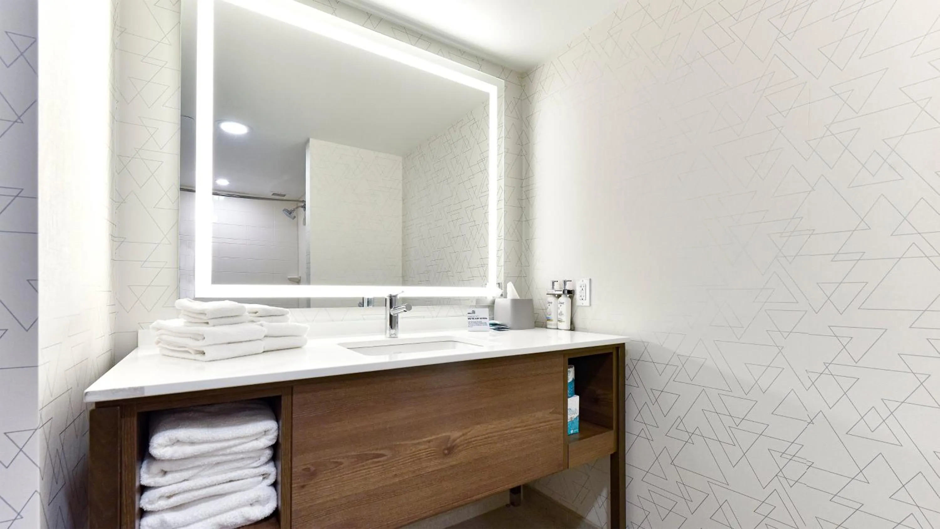 Bathroom in Holiday Inn Express Hotel & Suites Waterloo - St. Jacobs Area, an IHG Hotel