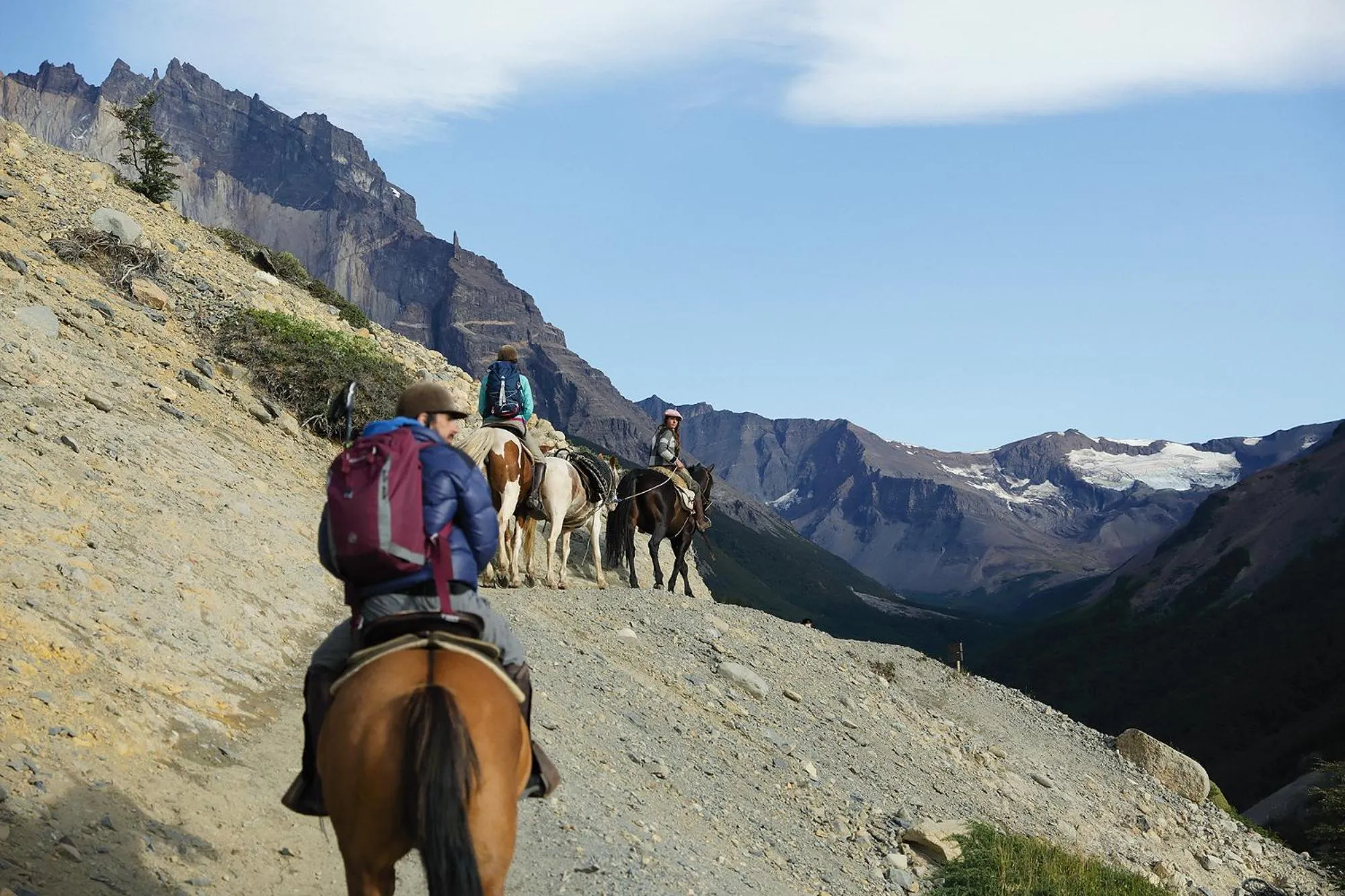 Horse-riding in Hotel Las Torres Patagonia