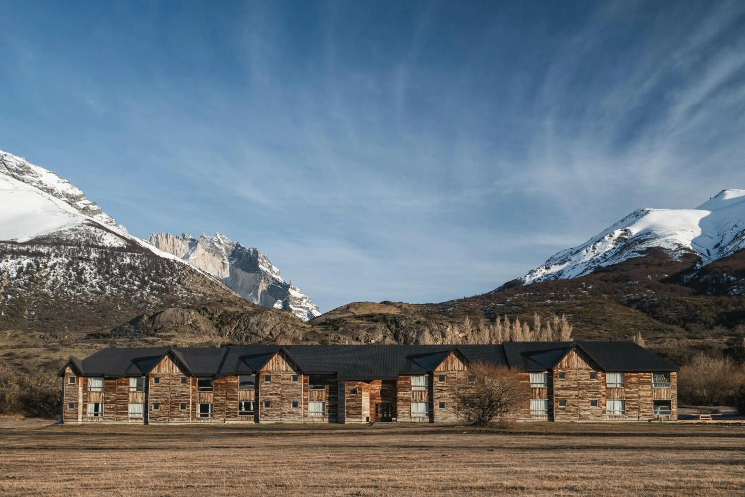 Property building in Hotel Las Torres Patagonia