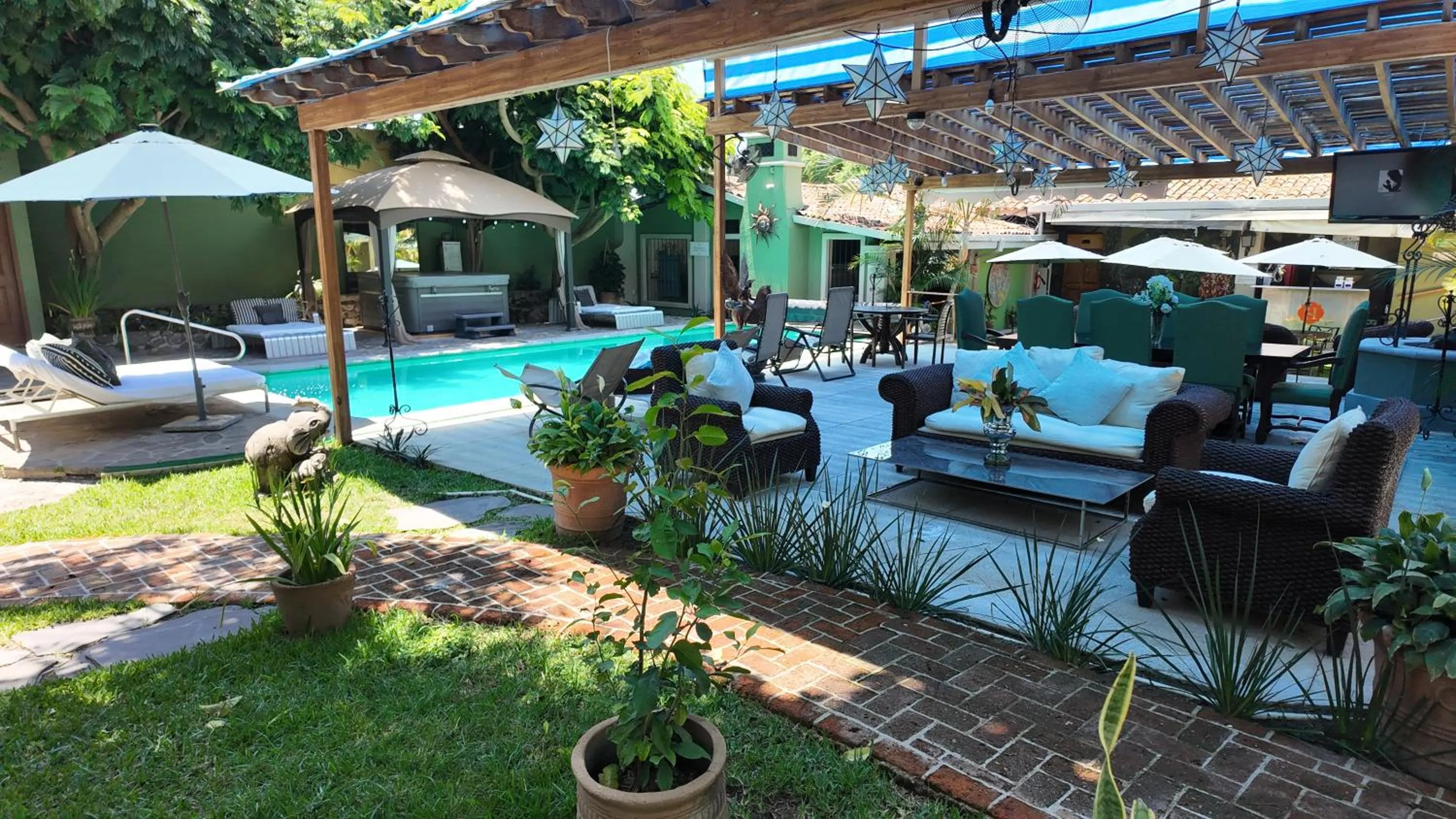 Living room in Hacienda del Lago Boutique Hotel