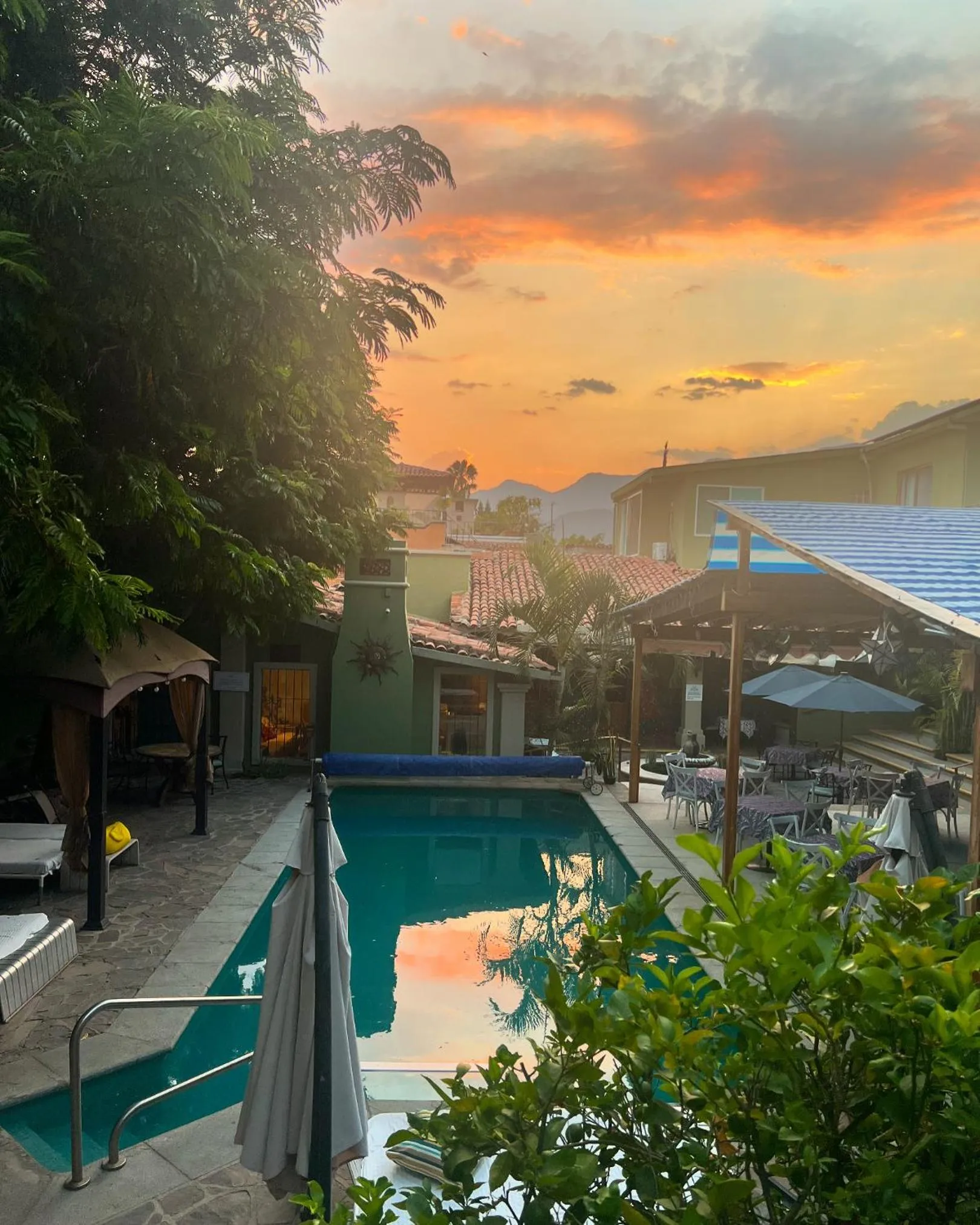 Swimming pool in Hacienda del Lago Boutique Hotel