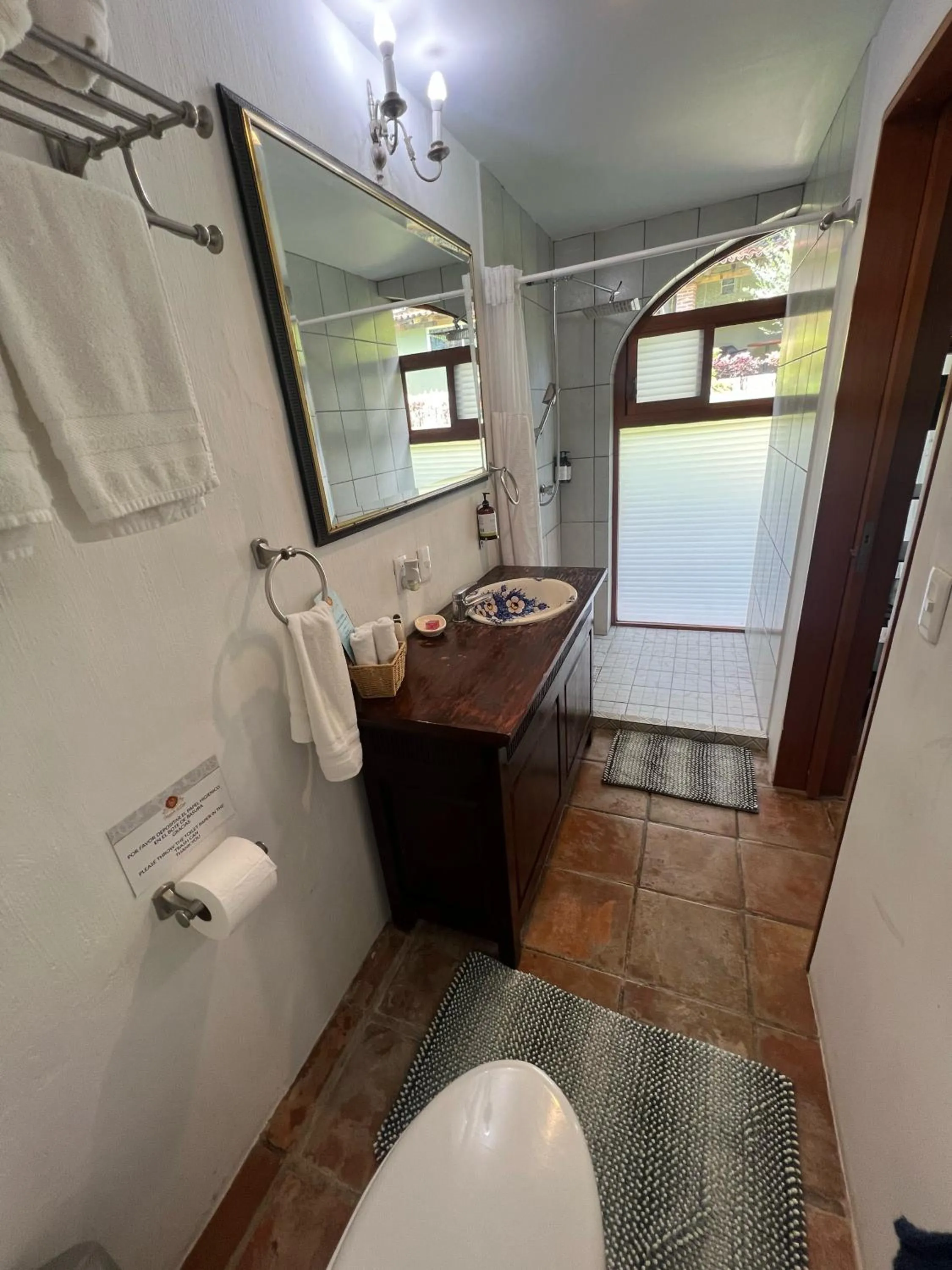 Bathroom in Hacienda del Lago Boutique Hotel