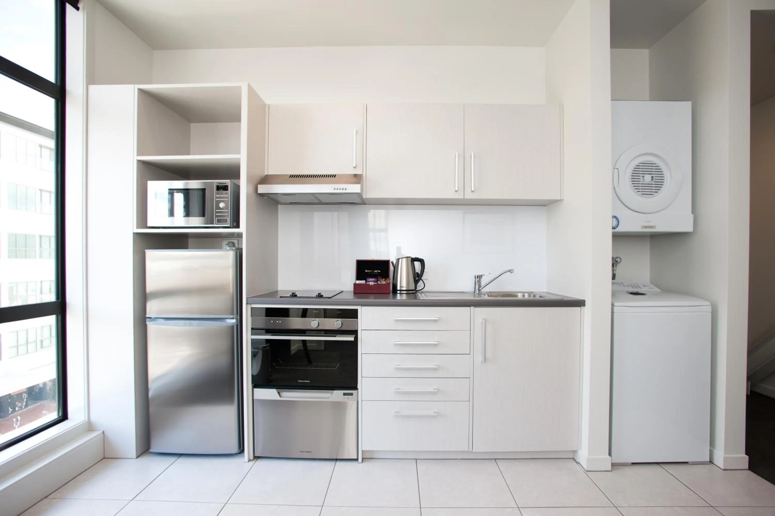 Kitchen or kitchenette in Quest Rotorua Central