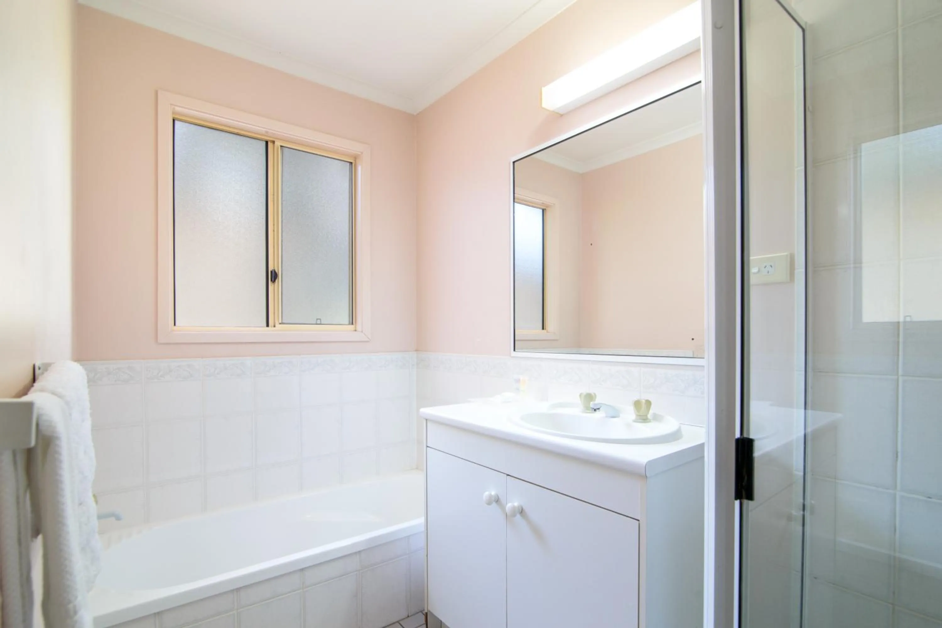 Bathroom in Nepean Shores by Gateway Lifestyle Holiday Parks