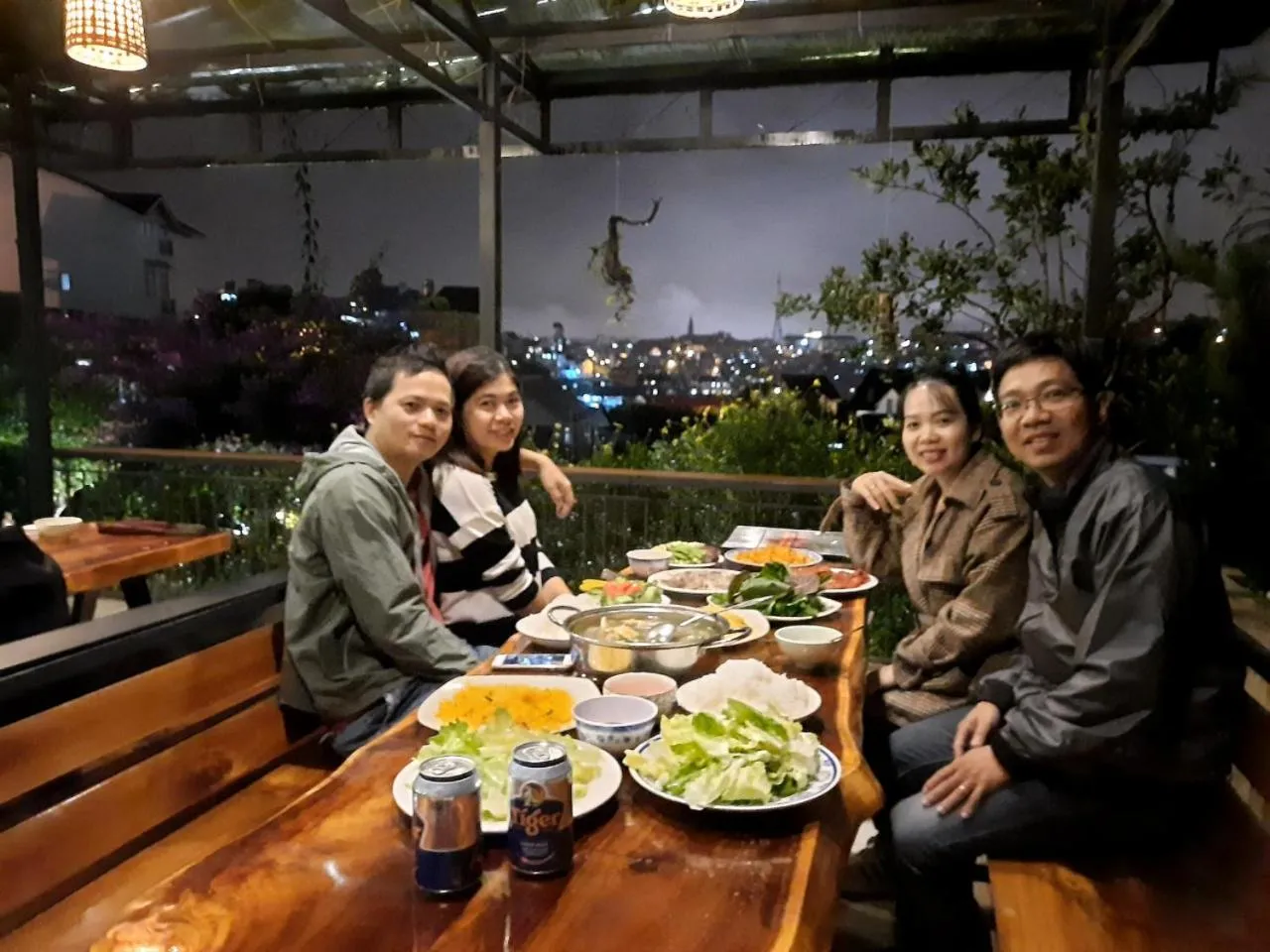 Dining area in An Garden Dalat