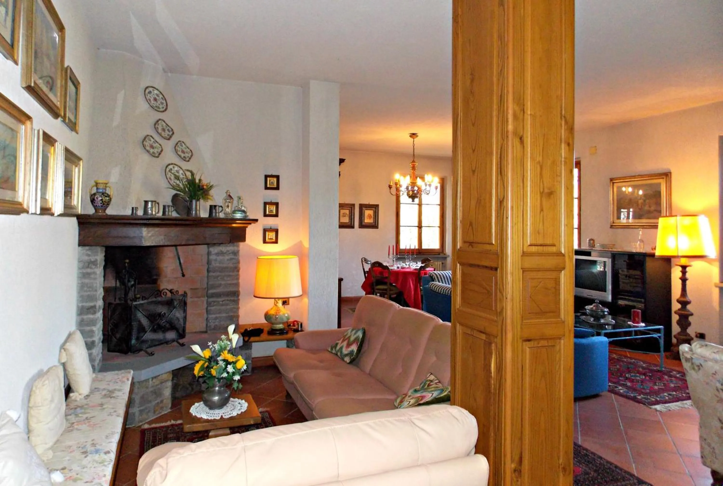 Living room in Villa Cristina