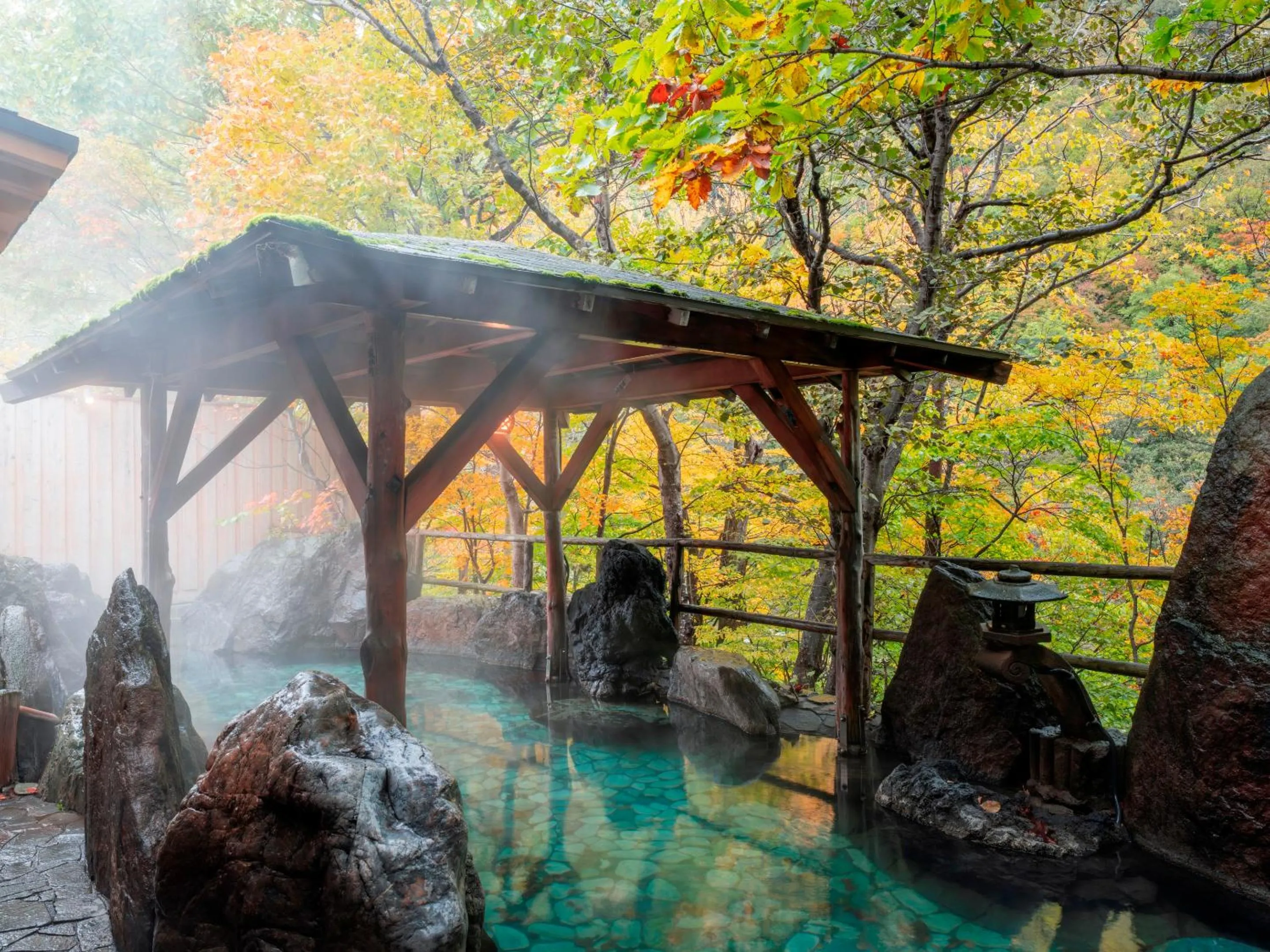 Hot Spring Bath in Sounkaku