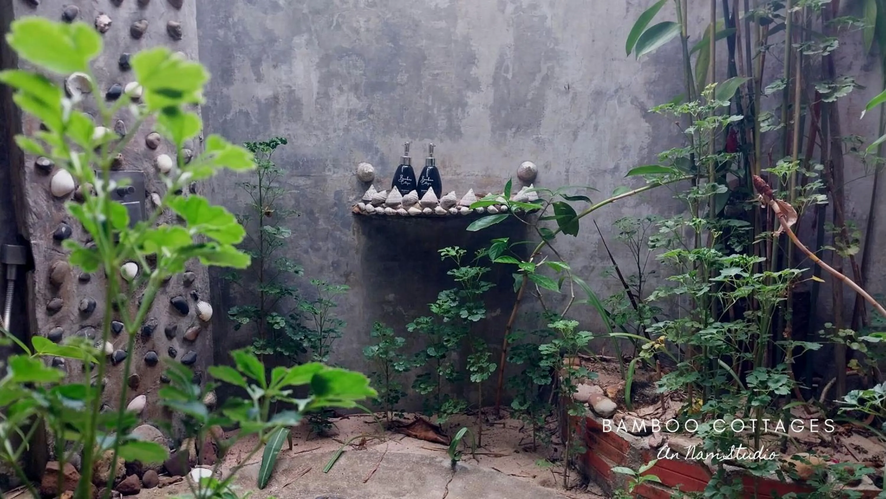 Bathroom in Bamboo Cottages