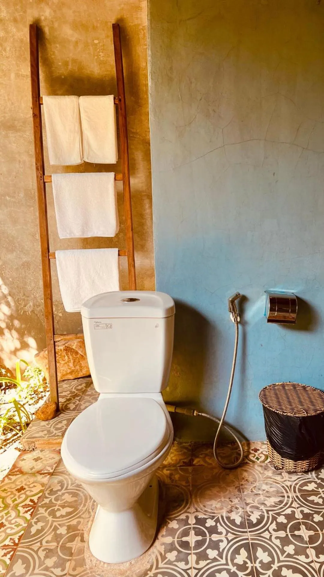 Toilet in Bamboo Cottages