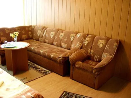 Seating area in Hotel Štadión