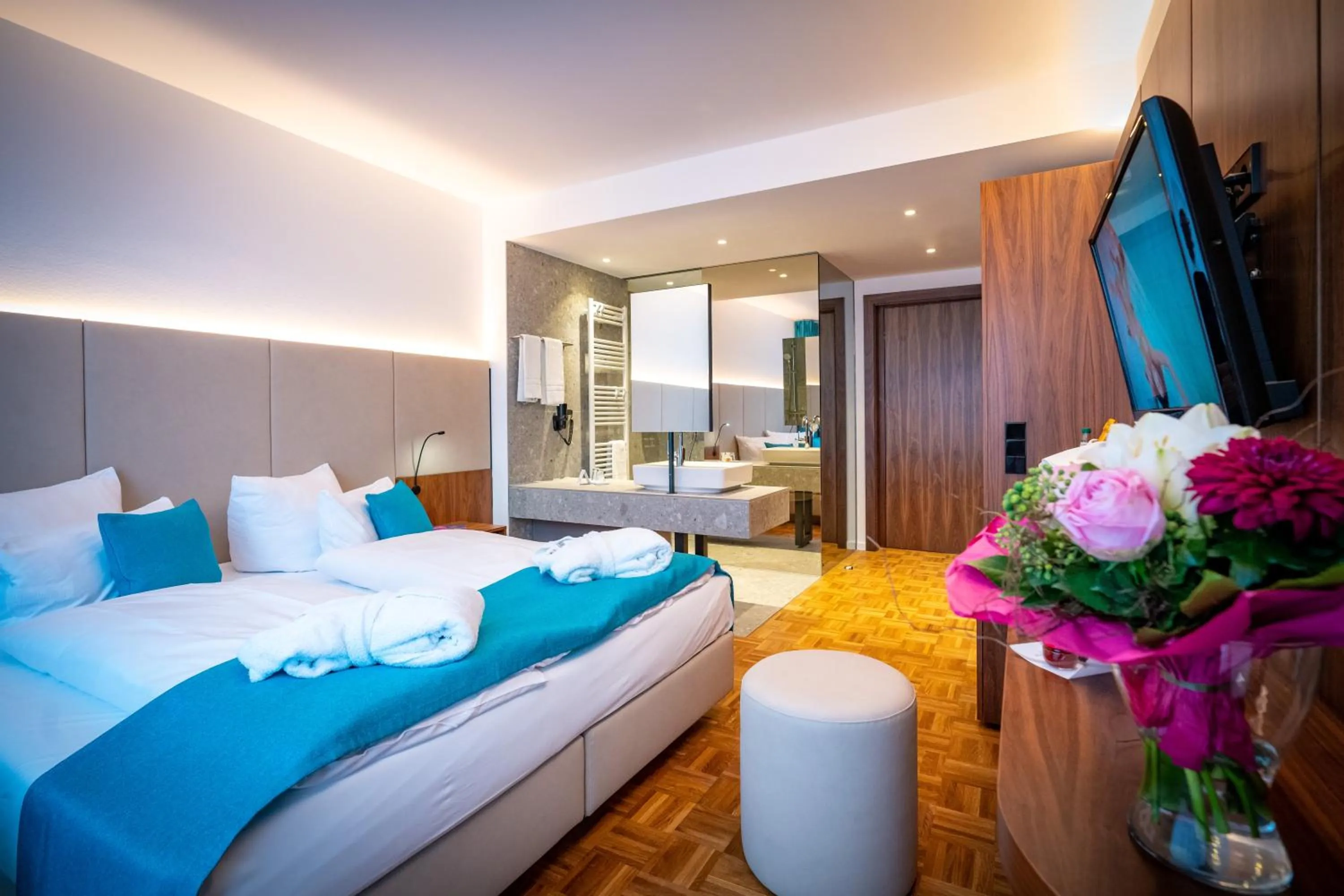 Photo of the whole room, Bed in Hotel an der Therme Bad Sulza