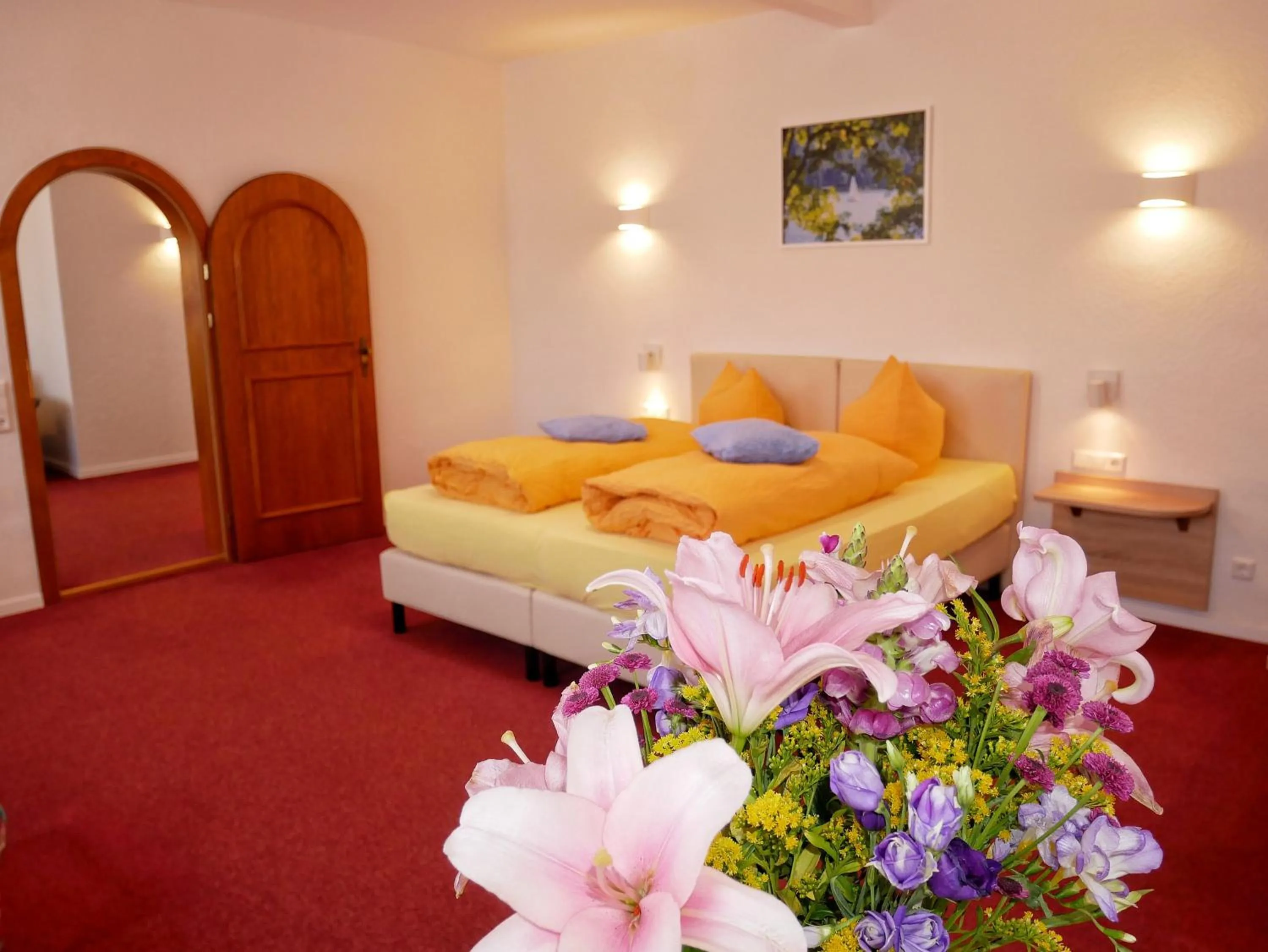 Bedroom, Bed in Wochner's Hotel-Sternen Am Schluchsee Hochschwarzwald