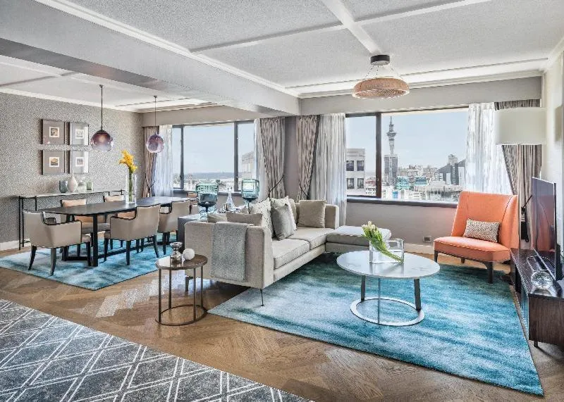 Living room in Cordis, Auckland by Langham Hospitality Group