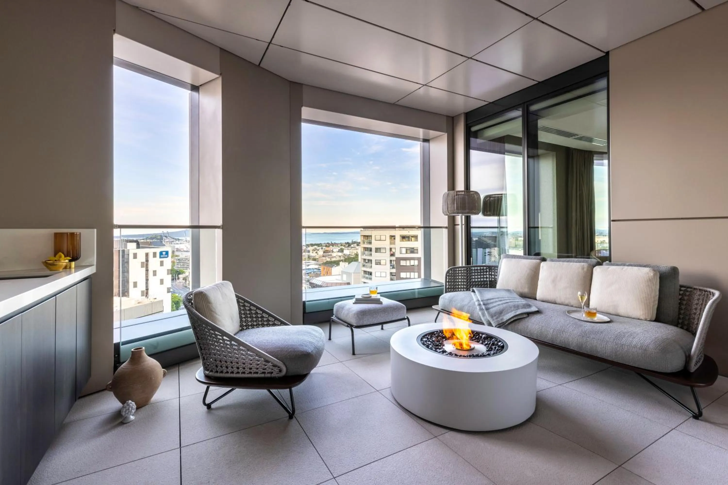 Balcony/Terrace in Cordis, Auckland by Langham Hospitality Group