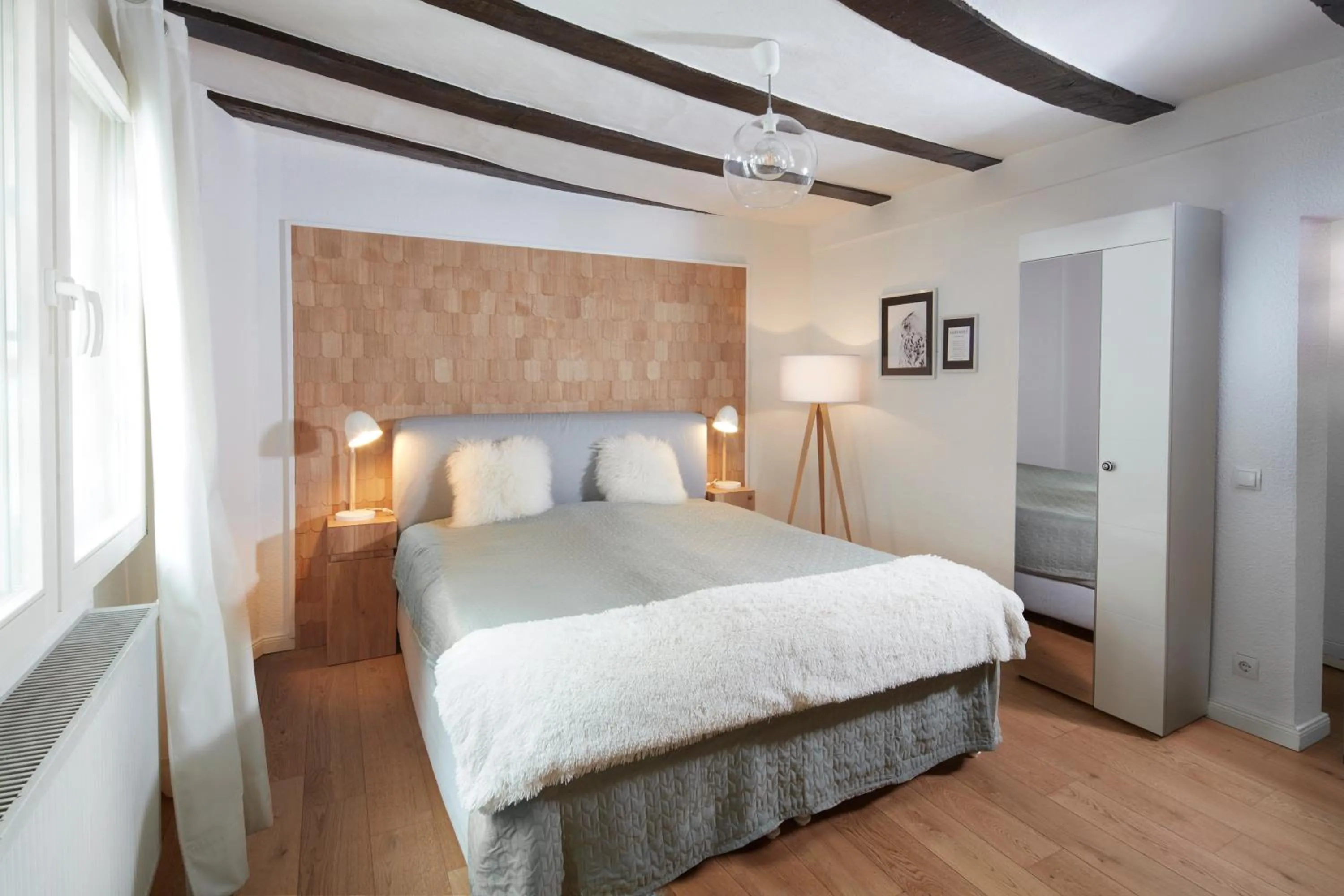 Bedroom, Bed in Ferienhaus Apple Tree