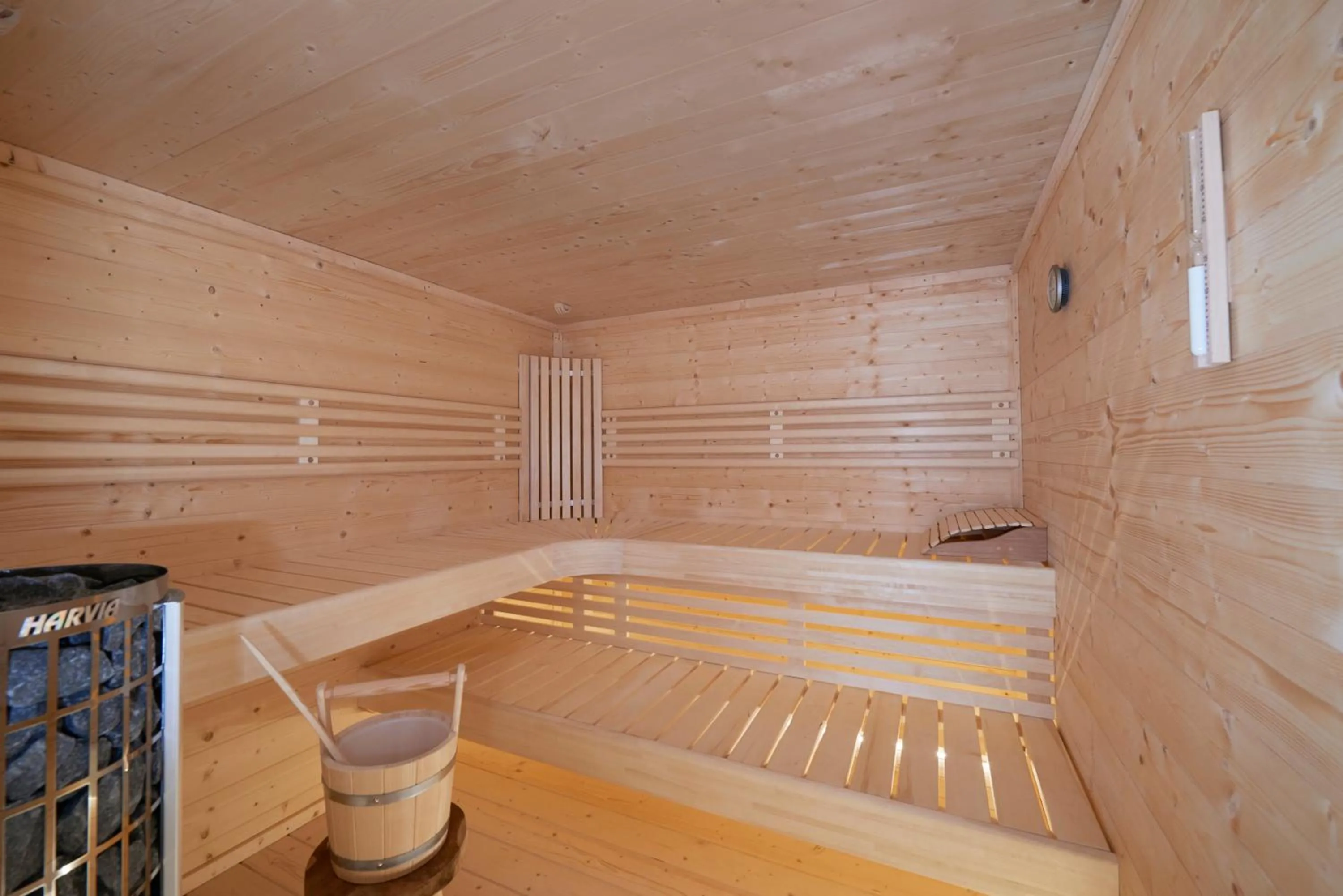 Sauna in Ferienhaus Apple Tree