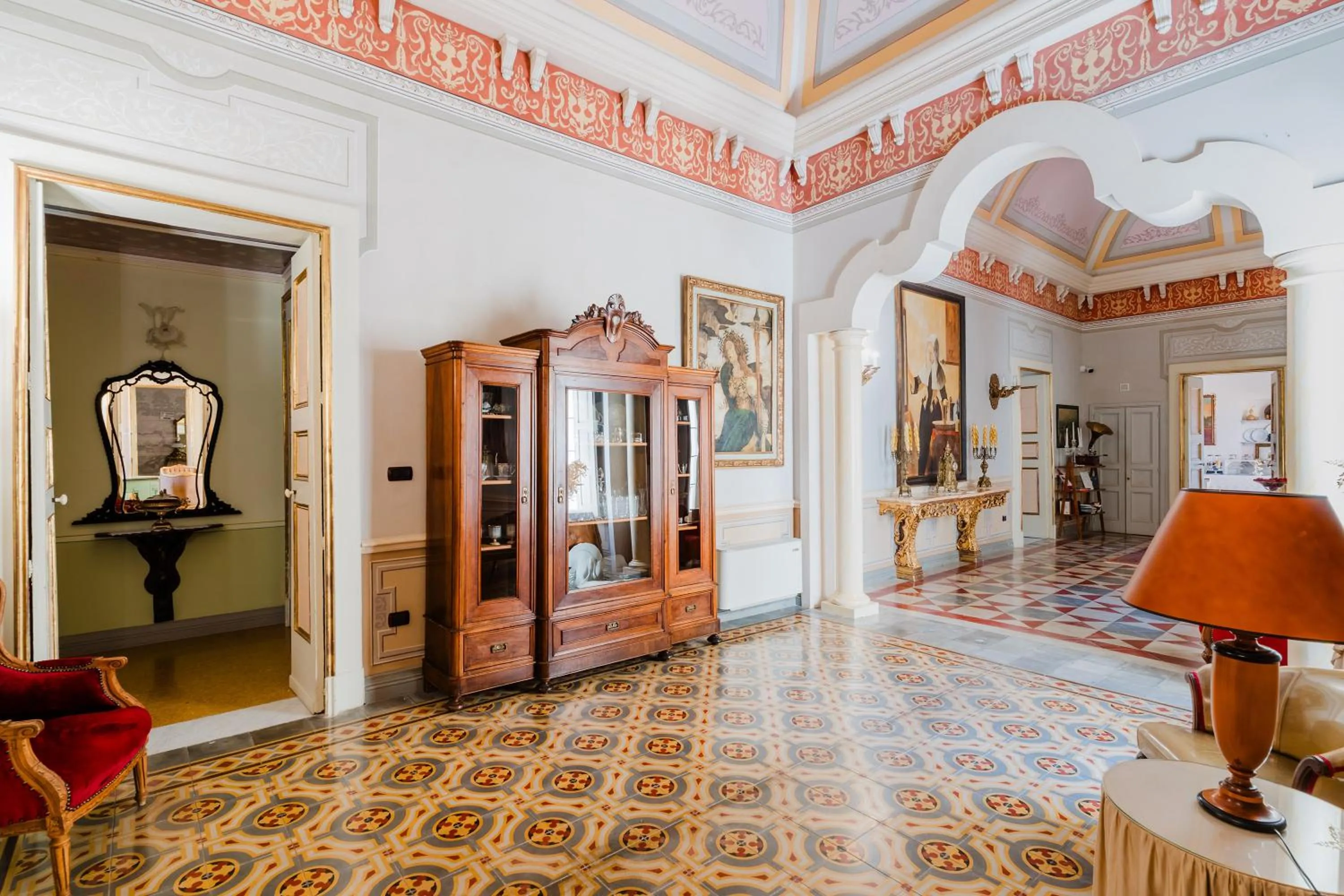 Living room in Palazzo De Castro