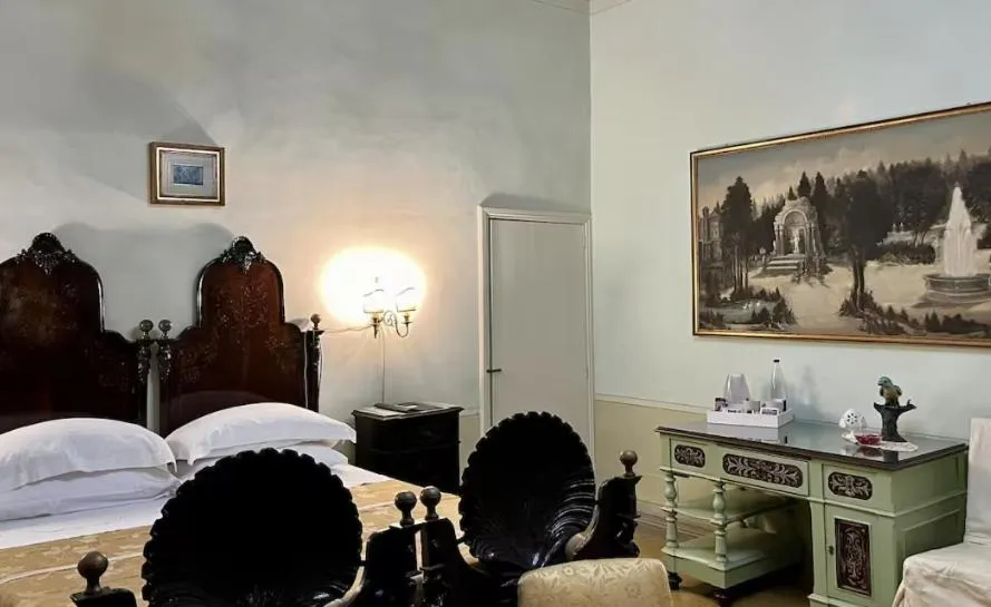 Bed in Palazzo De Castro