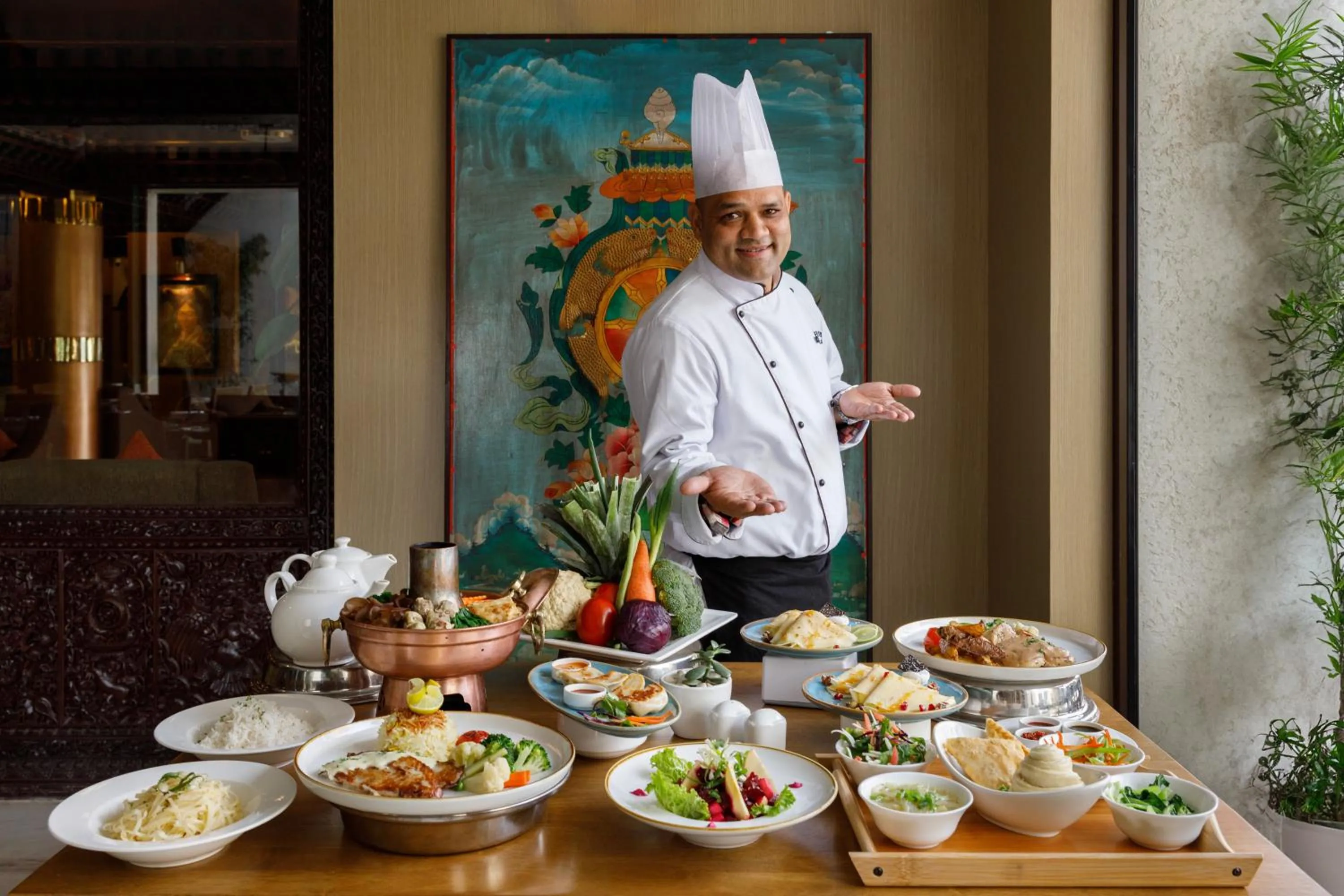 Food and drinks in Hotel Tibet