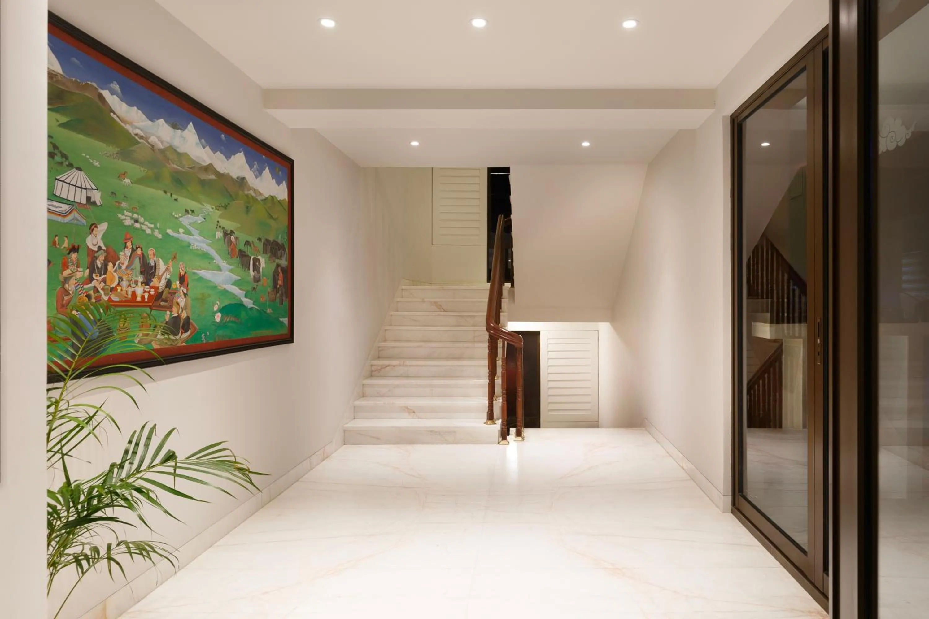 Decorative detail in Hotel Tibet