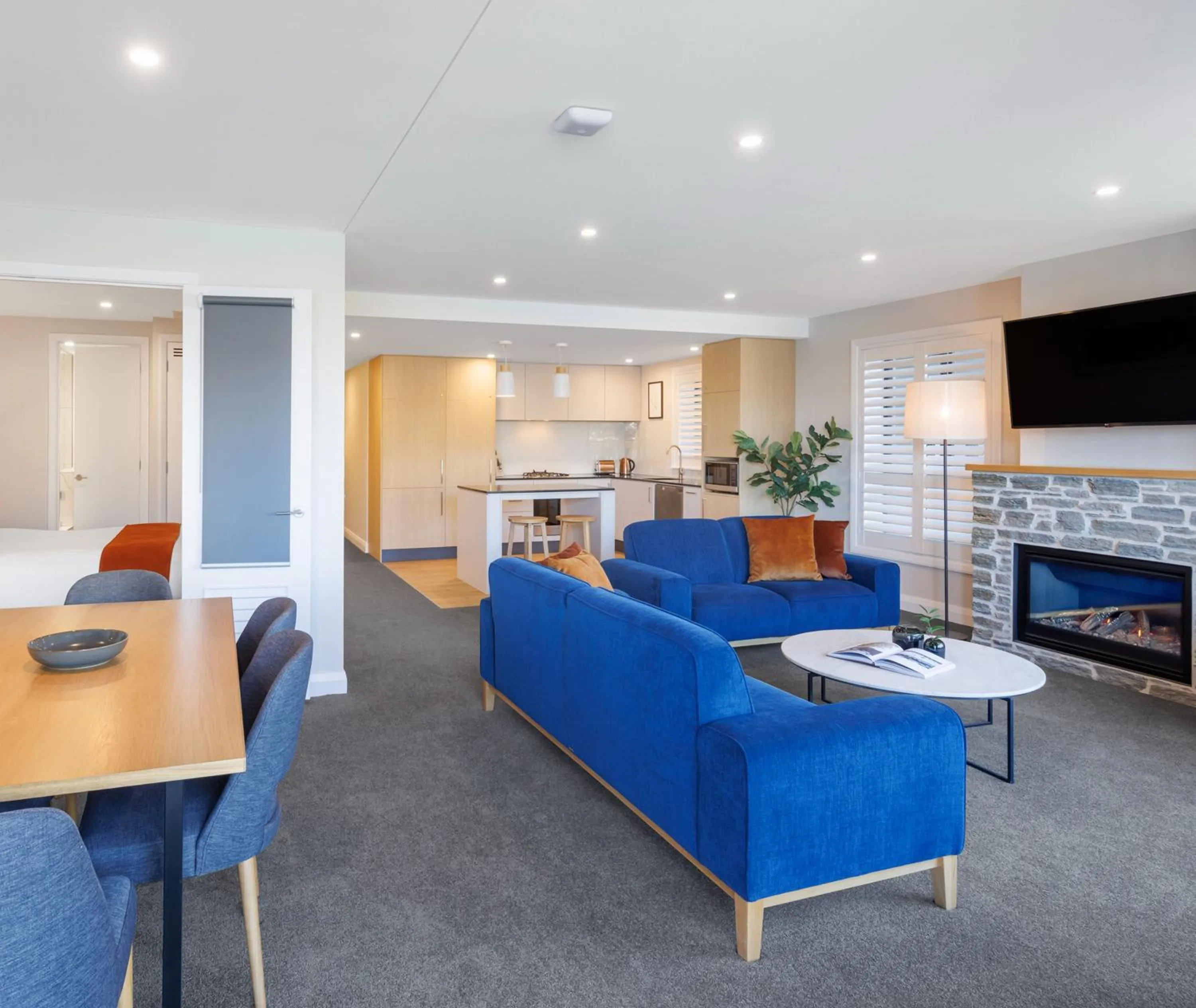 Living room in Oaks Queenstown Shores Resort