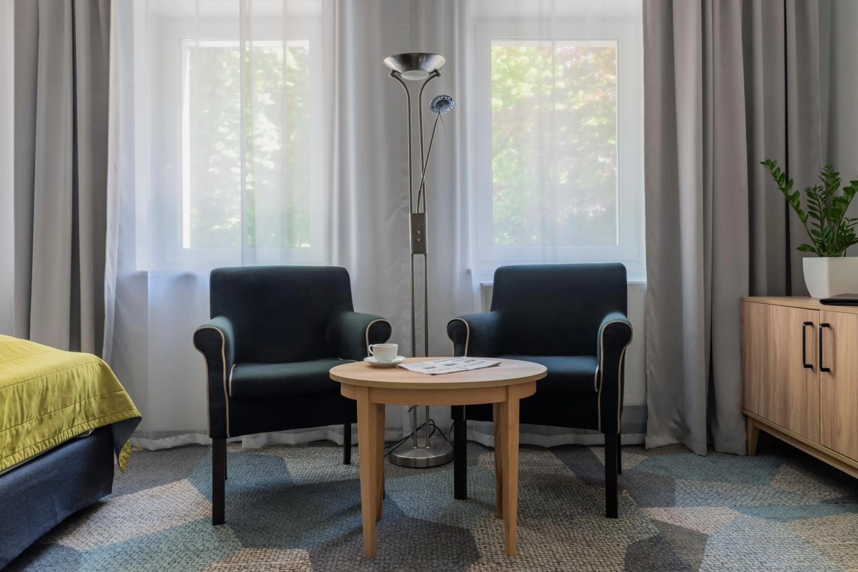 Seating area in Impresja Art Resort