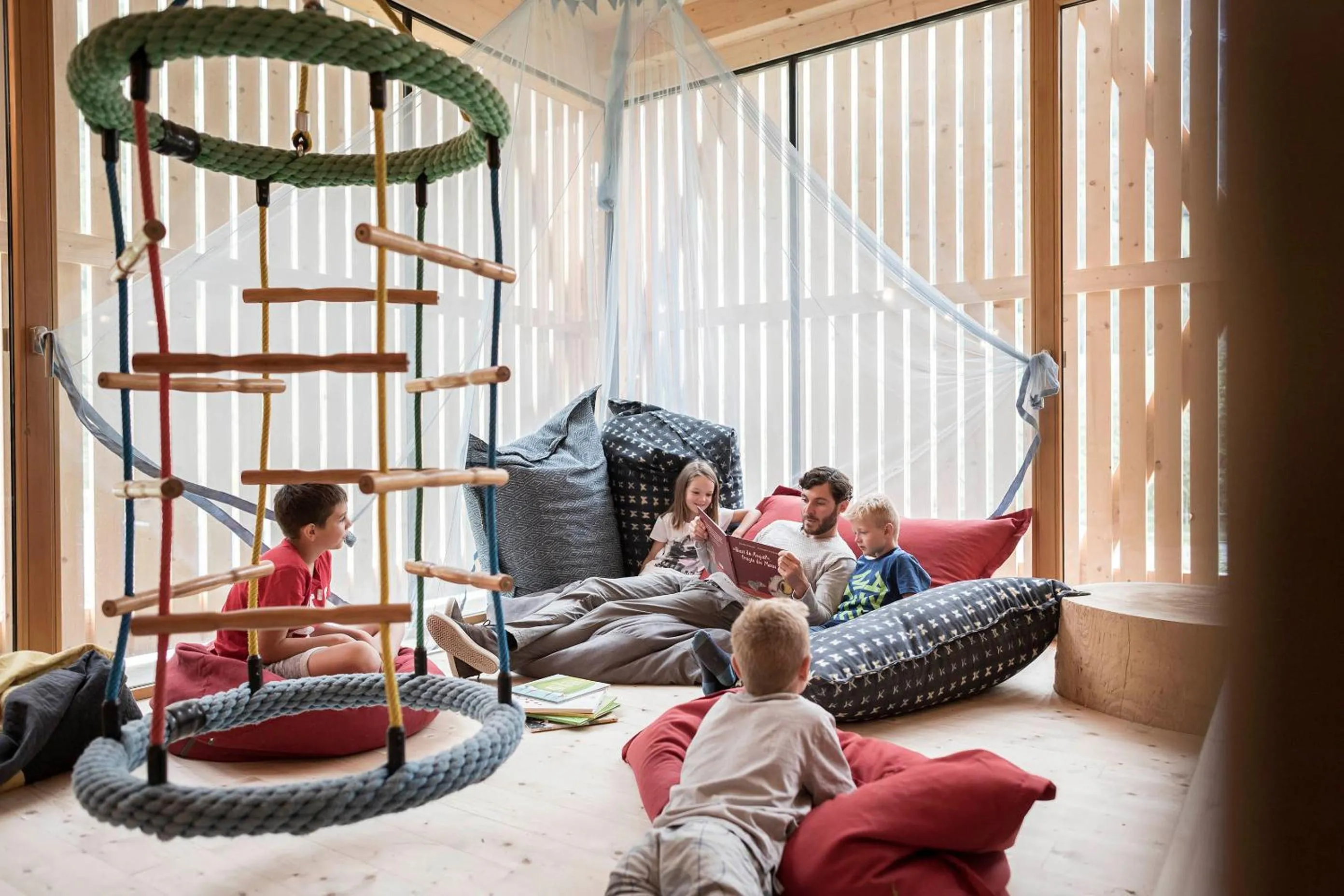 Children play ground in Feuerstein Nature Family Resort