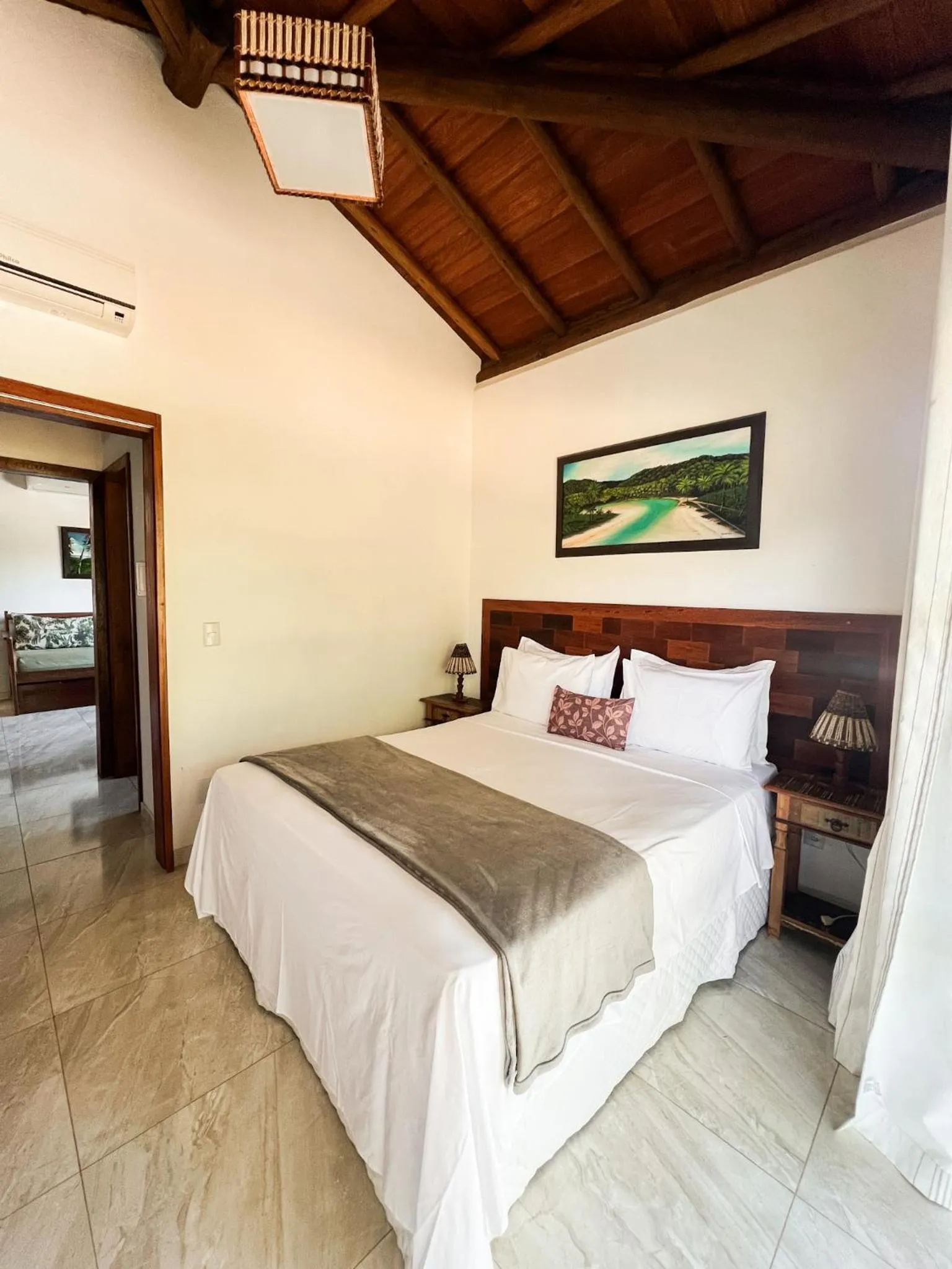 Bed in Conchas do Mar Residence