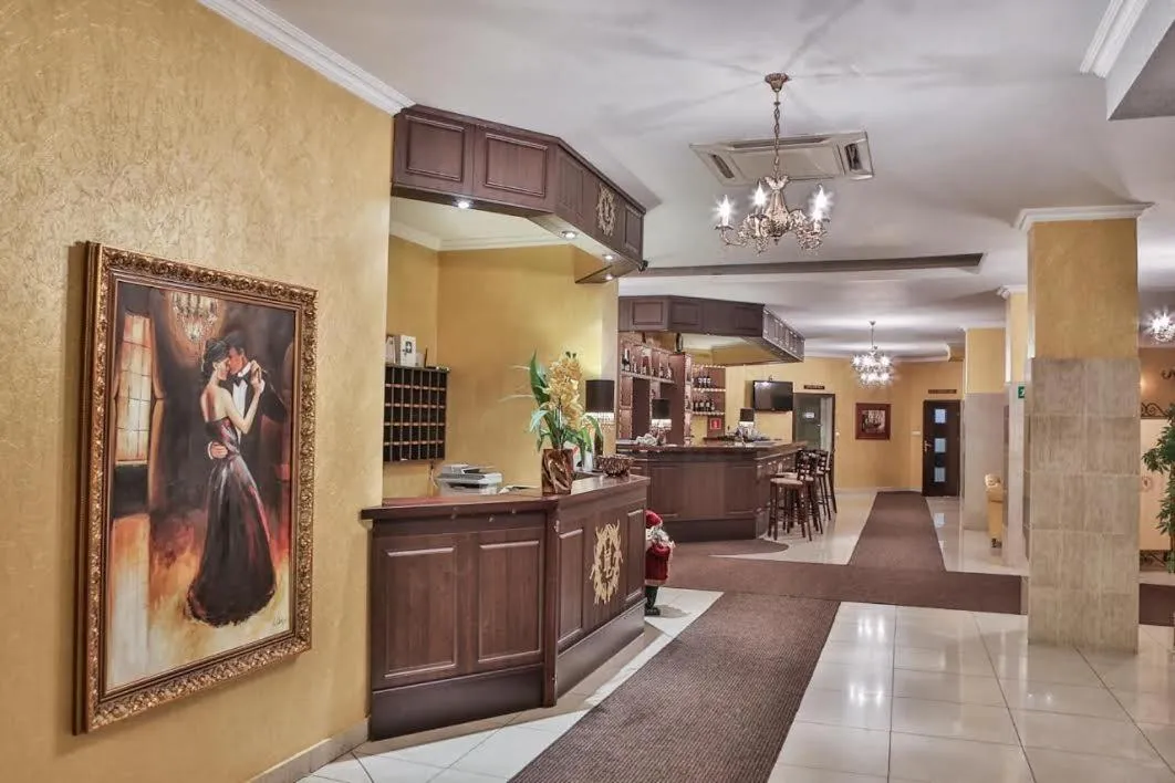 Lobby or reception in Hotel Lord Dębica