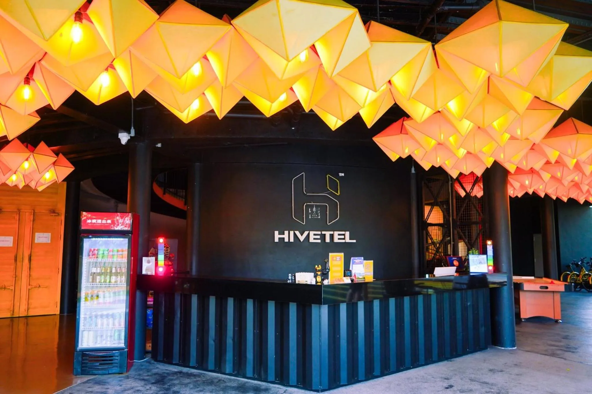Lobby or reception in Hivetel Phuket
