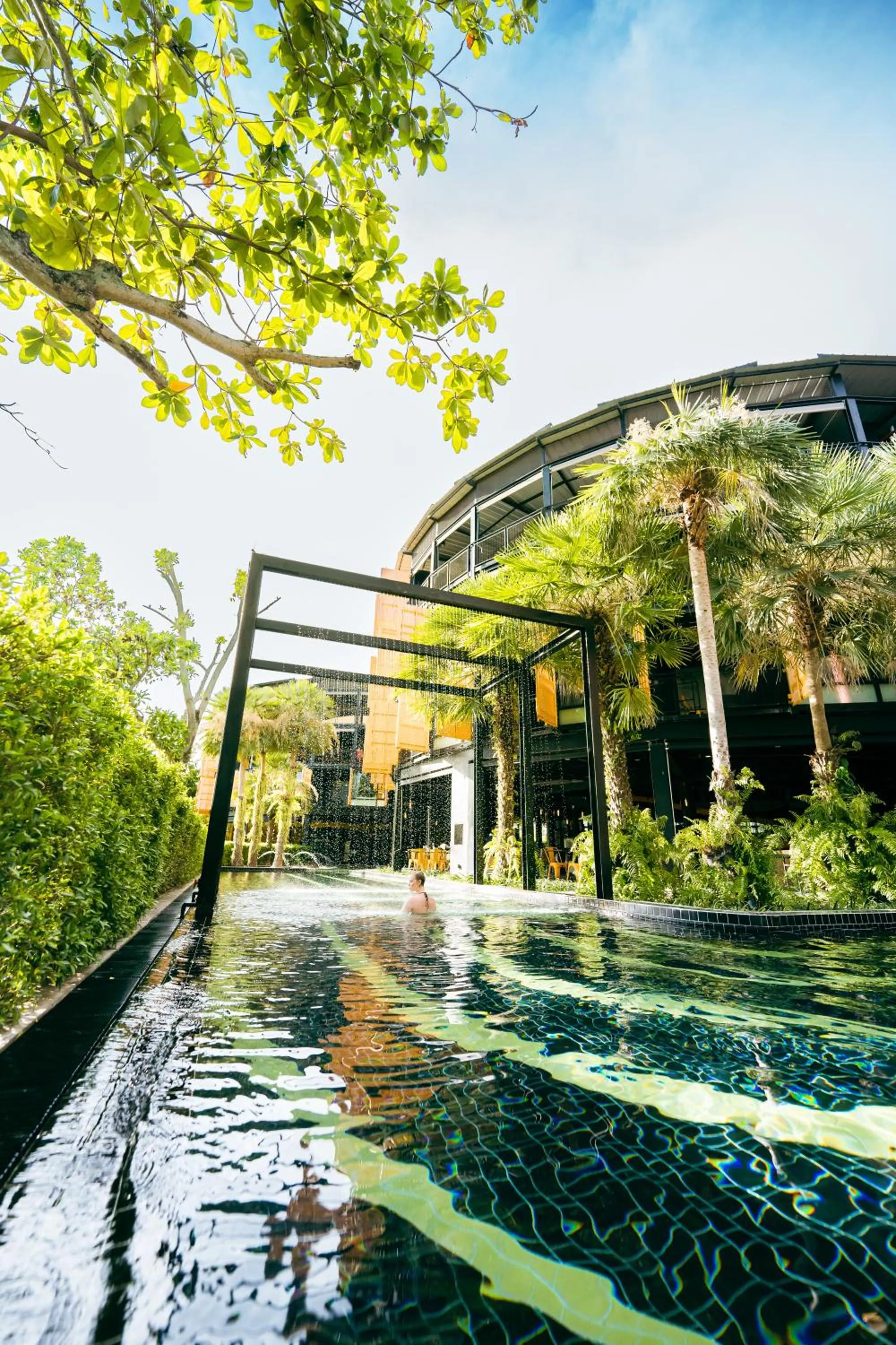 Swimming pool in Hivetel Phuket
