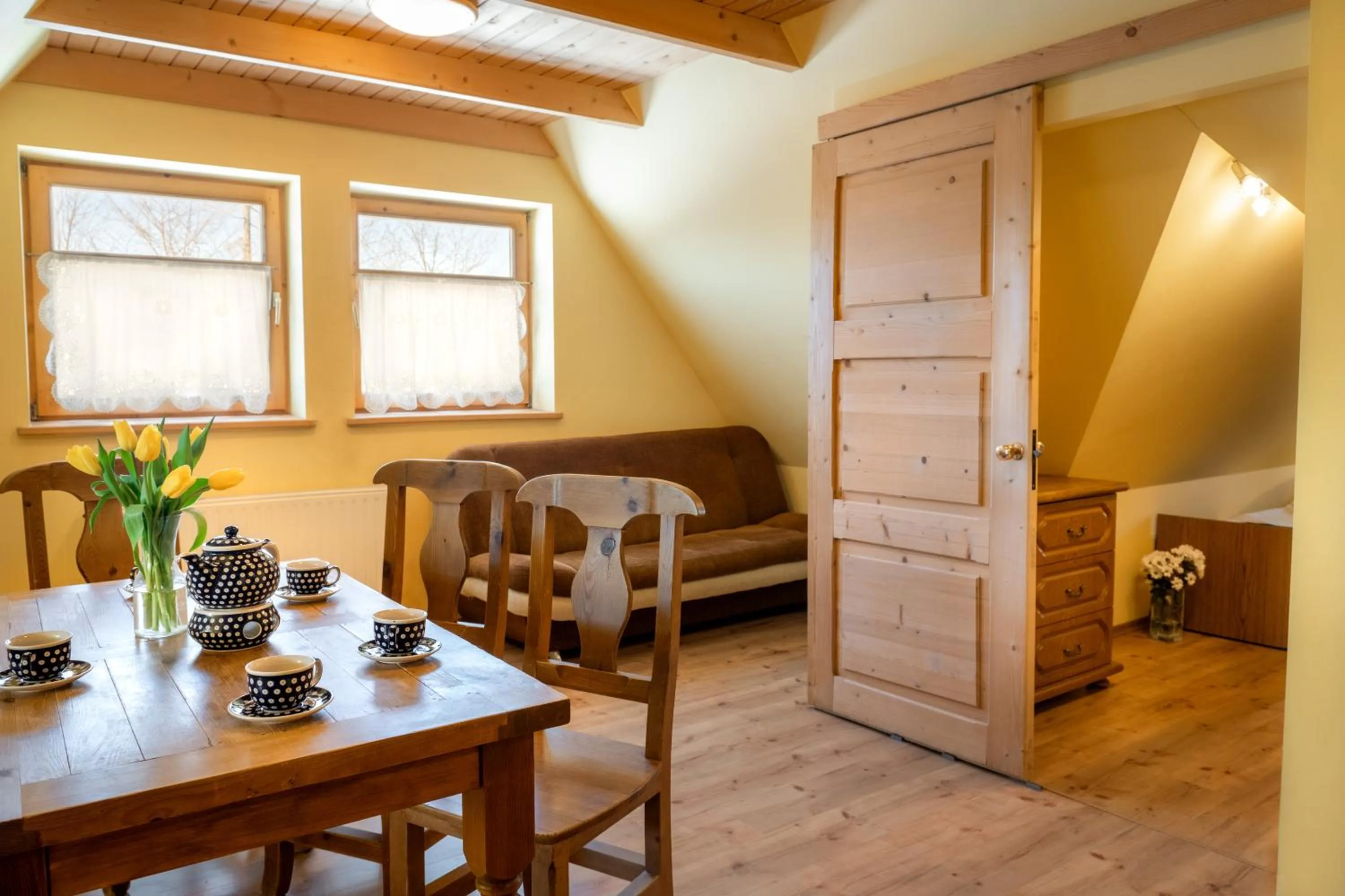 Seating area in Zakątek Pod Smrekami