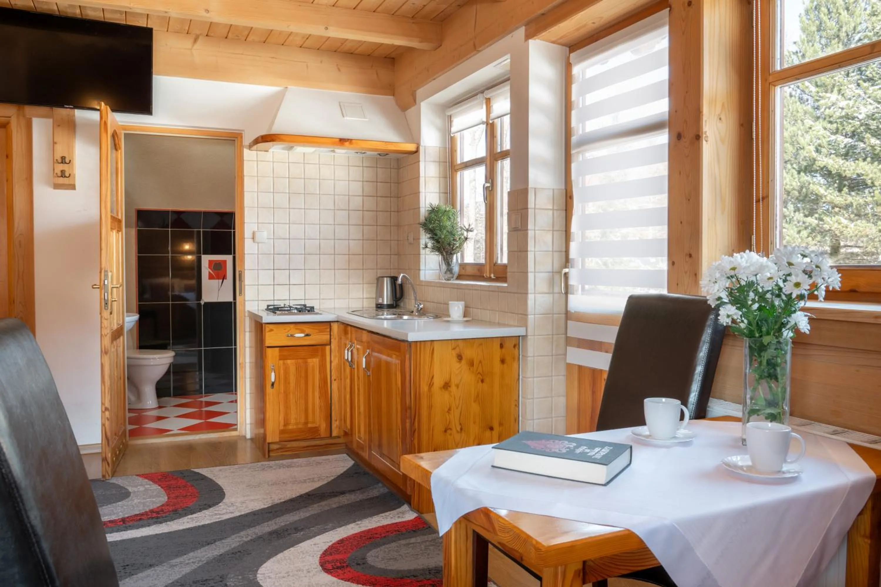 Kitchen or kitchenette in Zakątek Pod Smrekami