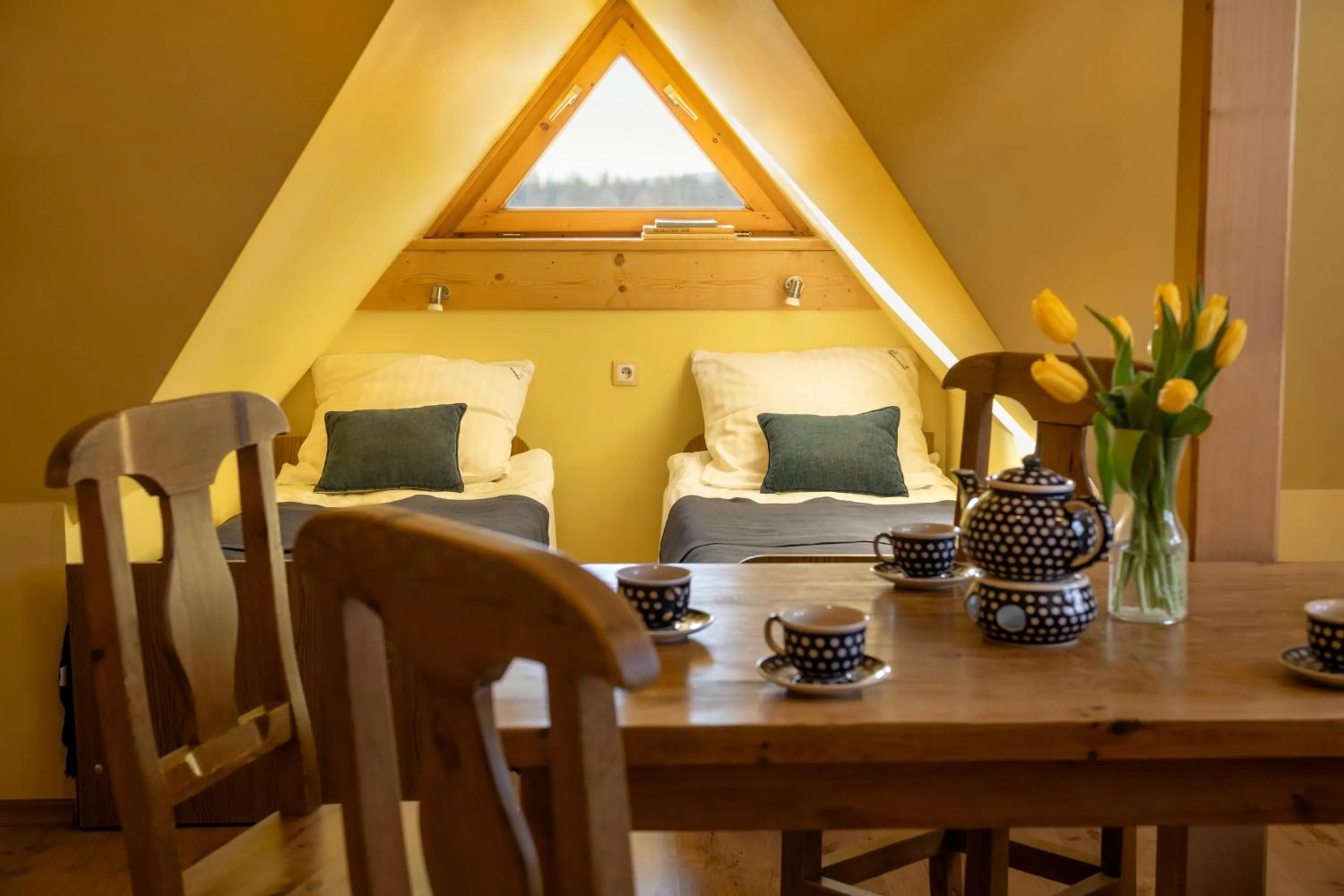 Seating area in Zakątek Pod Smrekami